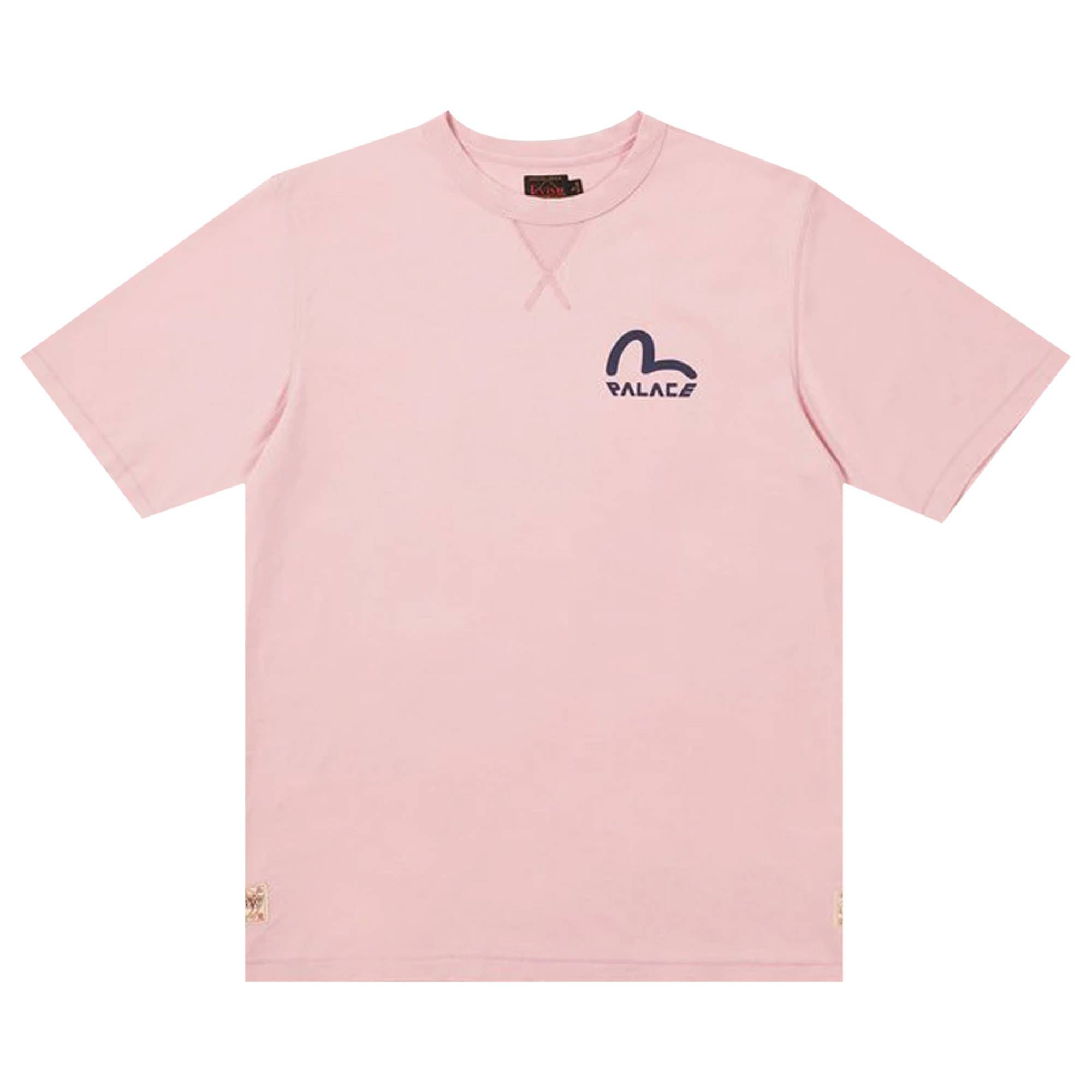 Palace x Evisu Seagull T-Shirt 'Pink Nectar' - 1