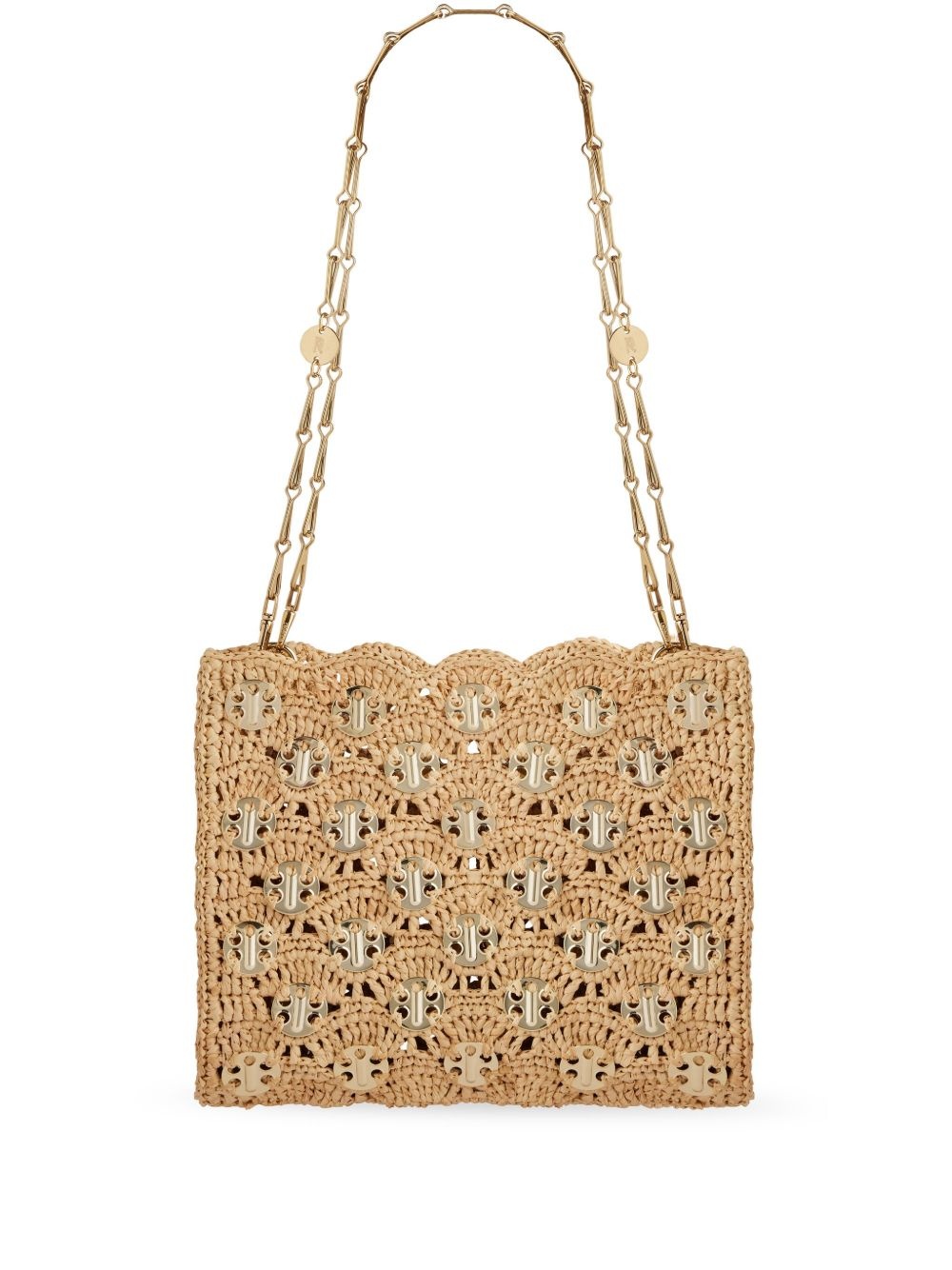 Iconic 1969 raffia shoulder bag - 1