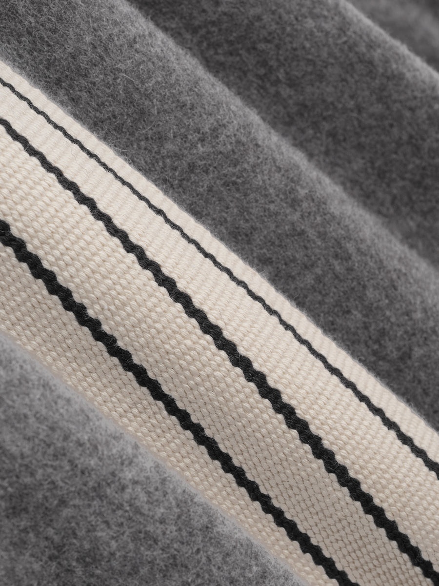 Wool Cashmere Striped Forum Pant - 4