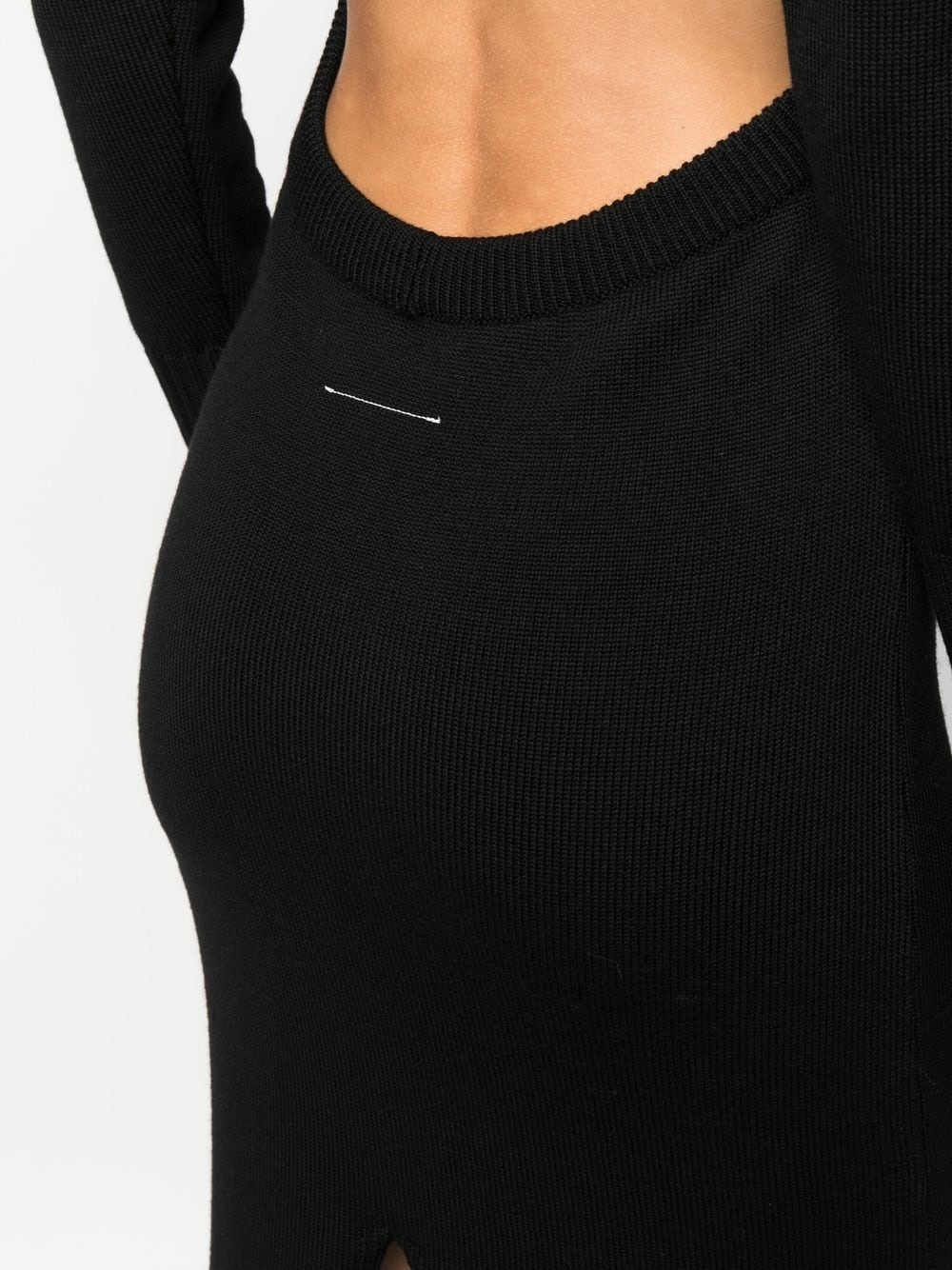 backless long-sleeved maxi dress - 5