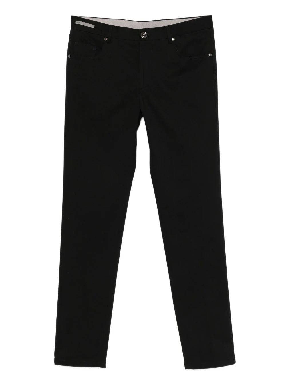 five-pocket cotton trousers - 1