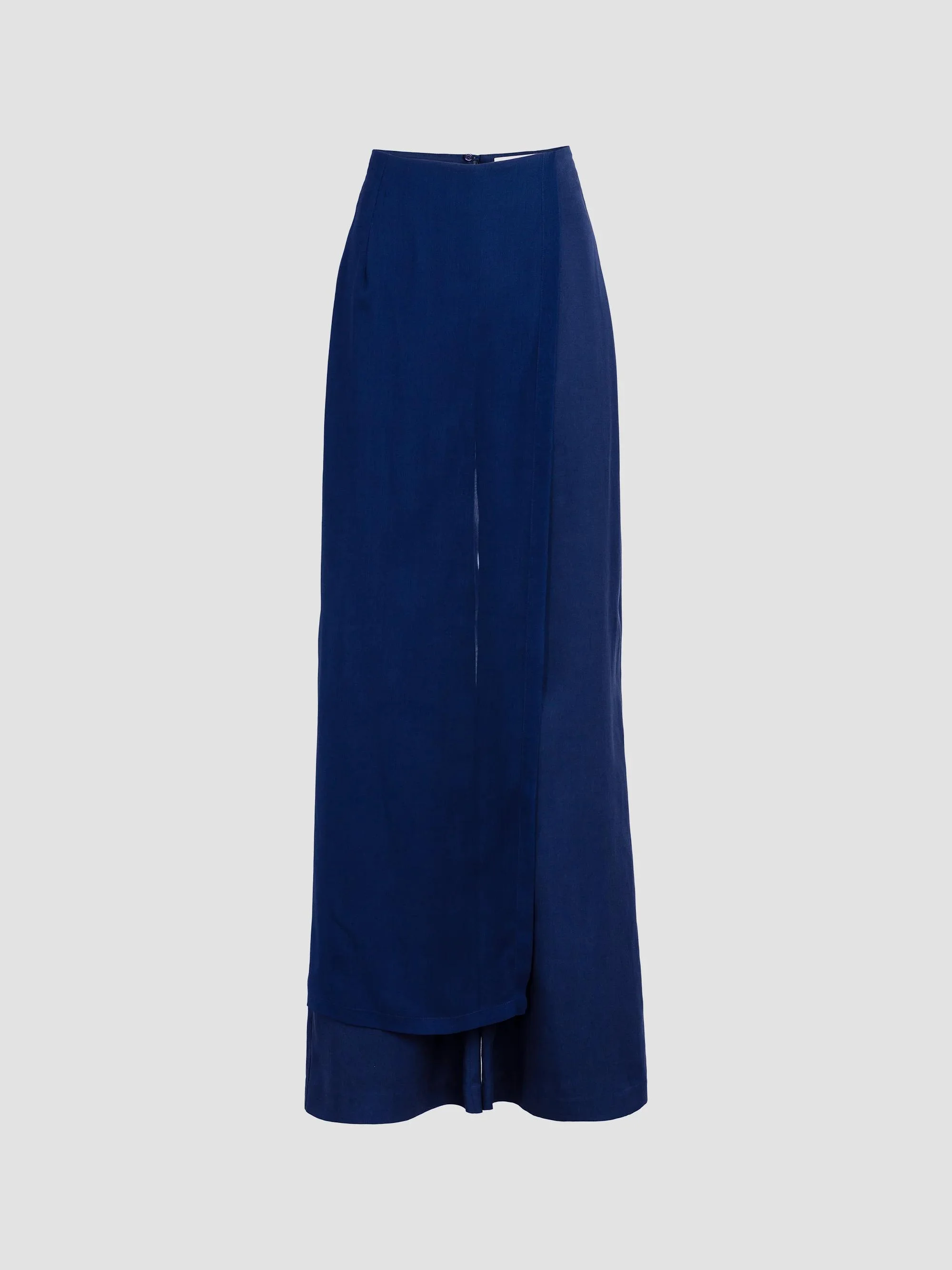 Women's Gaucin Wrap Wide-Leg Pants - Navy - 1