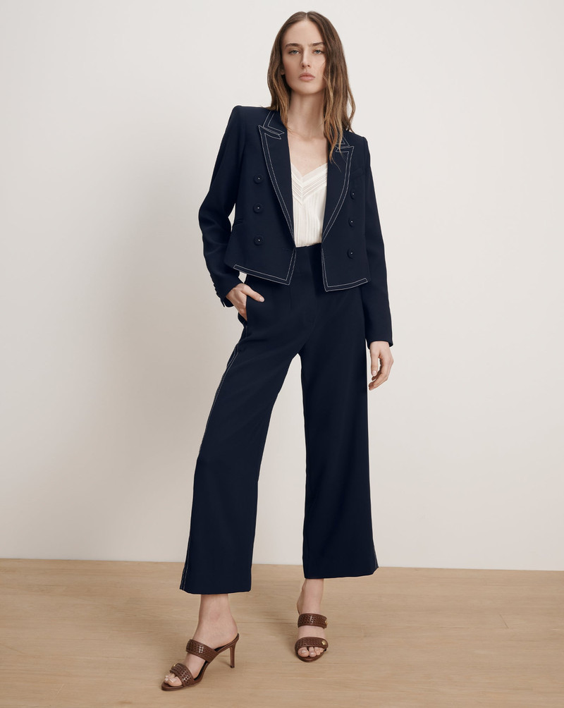 VERONICA BEARD ELLIN CROPPED WIDE-LEG PANT outlook