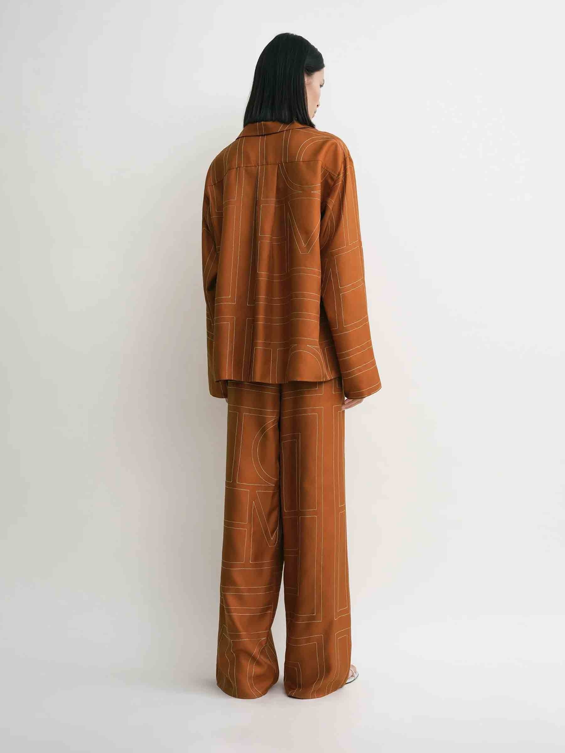MONOGRAM SILK SHIRT - 3