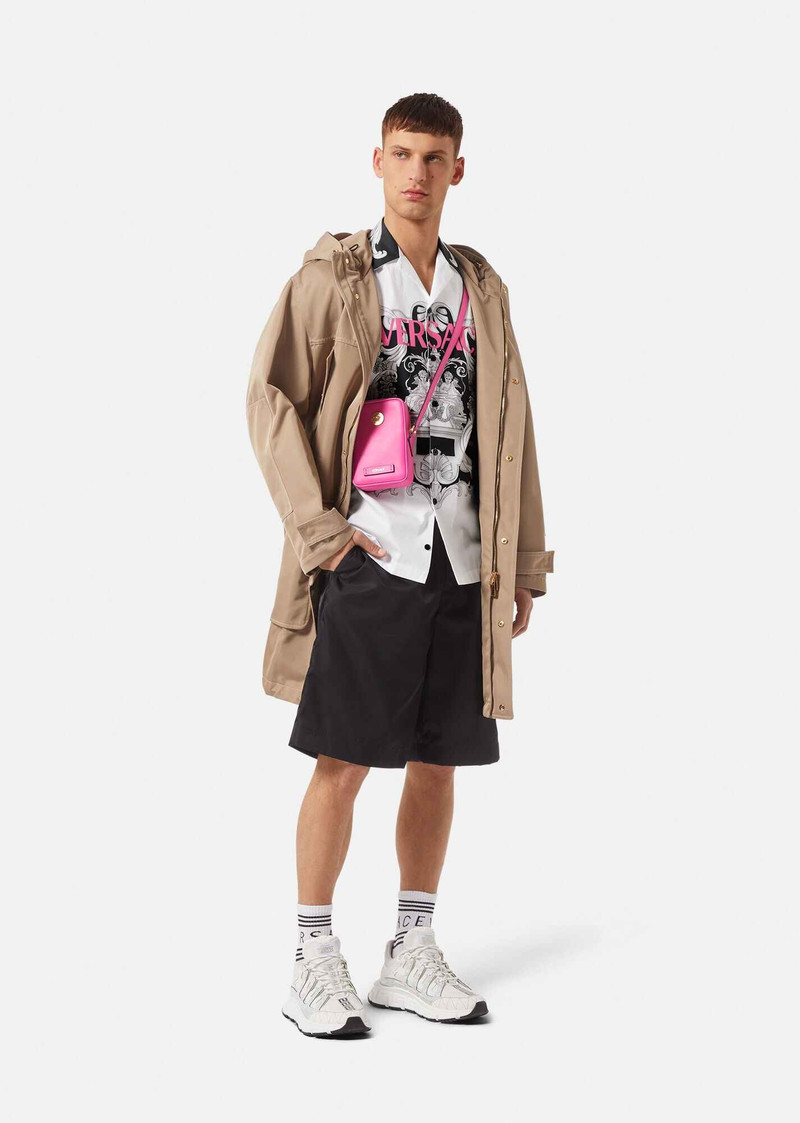 VERSACE Silver Baroque Logo Shirt outlook