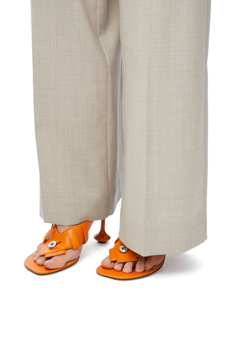 Loewe Toy Panta toe post heel sandal in lambskin outlook