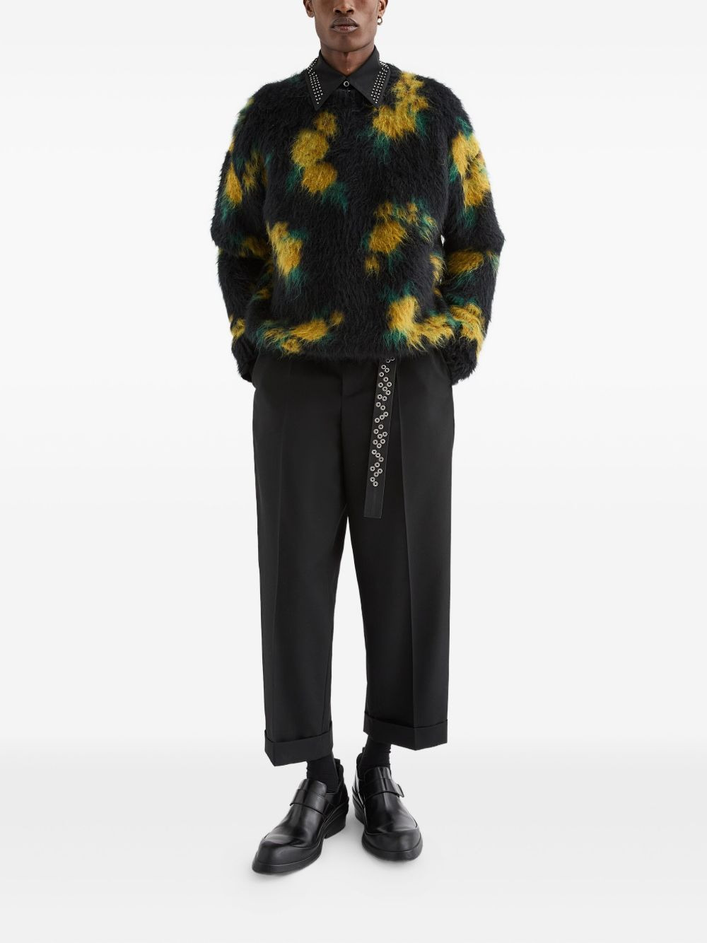 brushed-effect sweater - 2