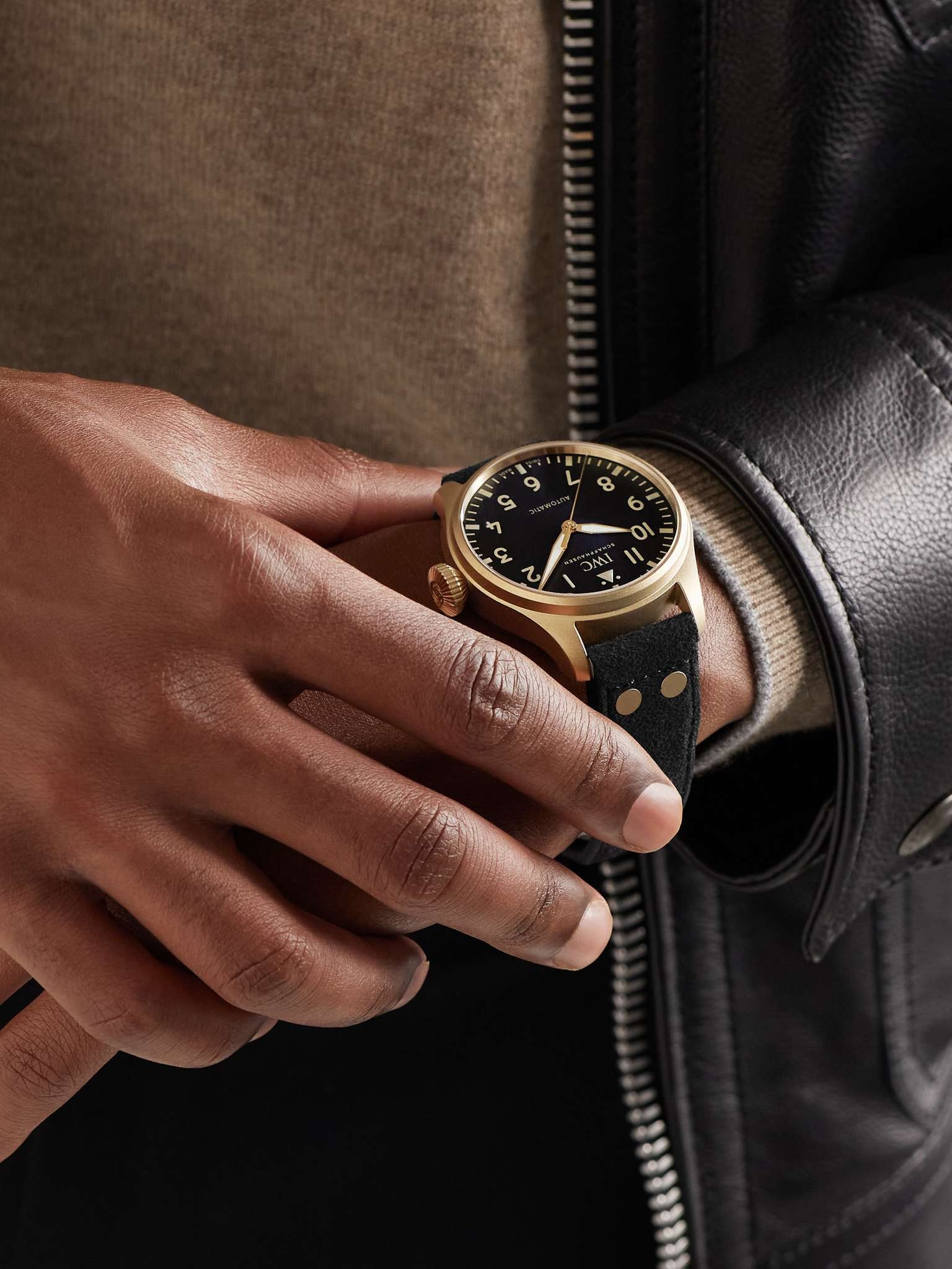 Big Pilot's 43 MR PORTER Edition 1 Limited-Edition Automatic 43mm Bronze and Alcantara Watch, Ref. N - 2
