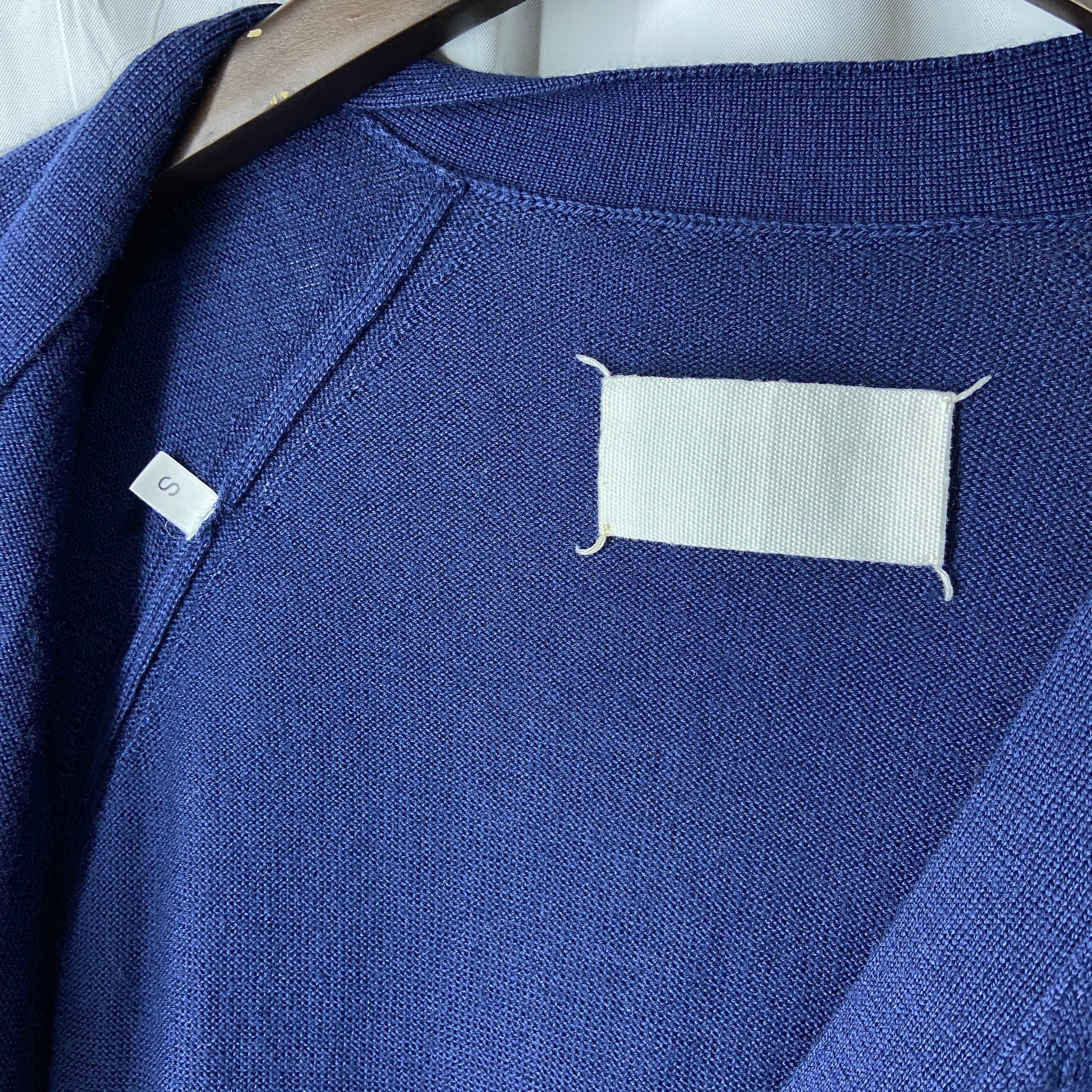 Maison Margiela Recycled wool cardigan - Blue