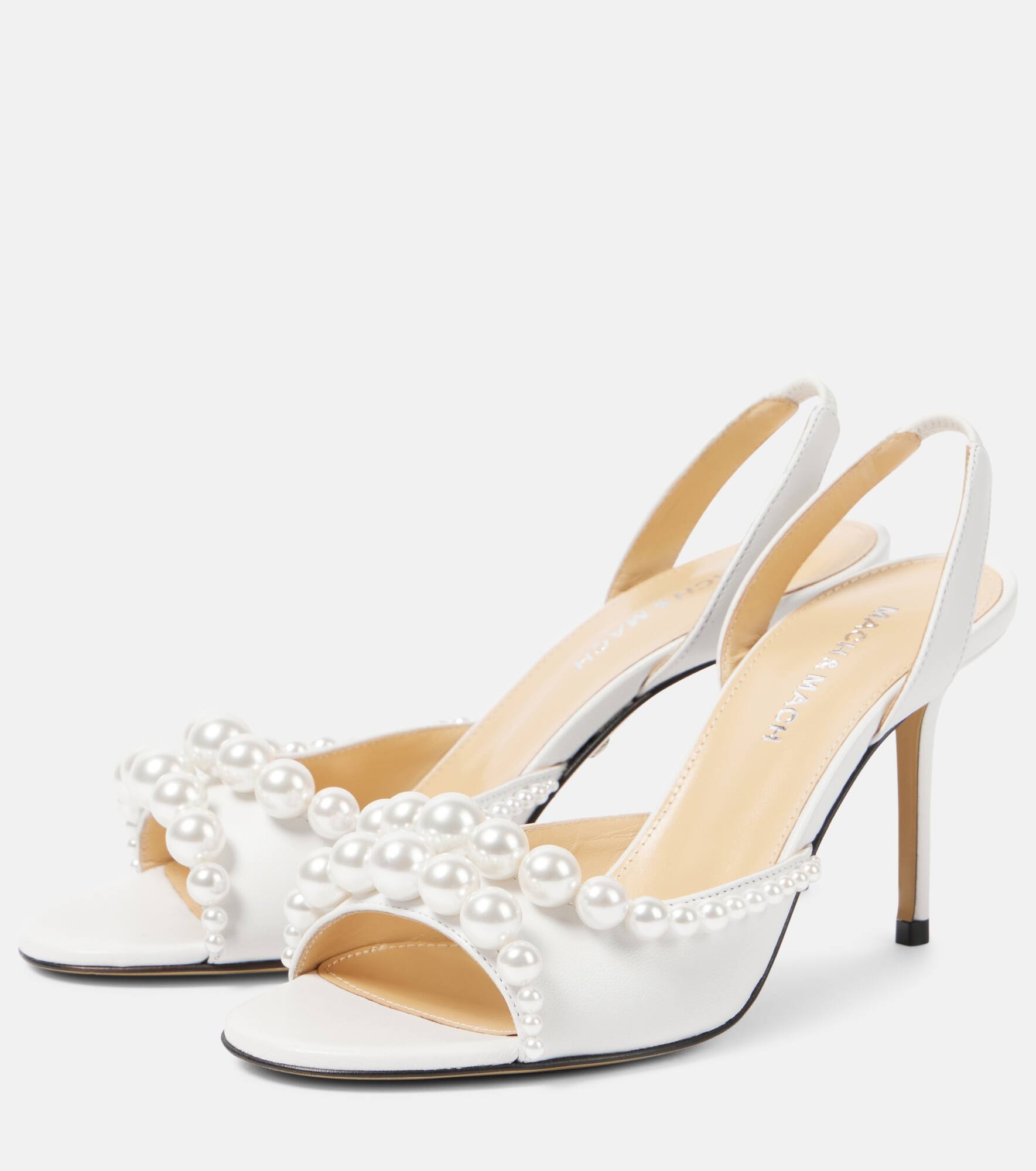 Sirene embellished leather sandals - 5