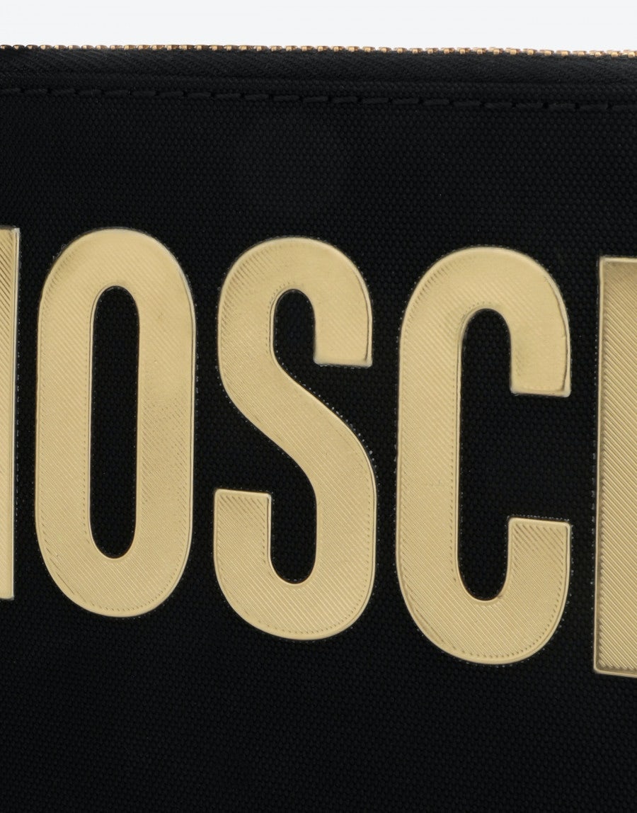MOSCHINO COUTURE CORDURA NYLON CLUTCH - 4