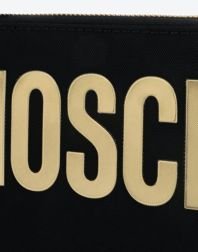 MOSCHINO COUTURE CORDURA NYLON CLUTCH 4