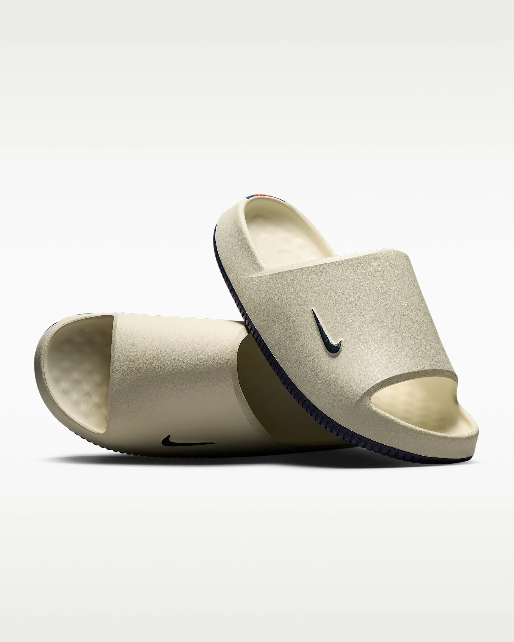 Nike Calm (New England Patriots) Men's NFL Slides - 1