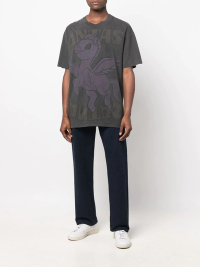 Stella McCartney Fantasia Pegasus washed-print T-shirt outlook