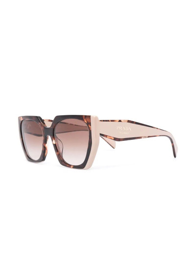 Prada oversized-frame sunglasses outlook