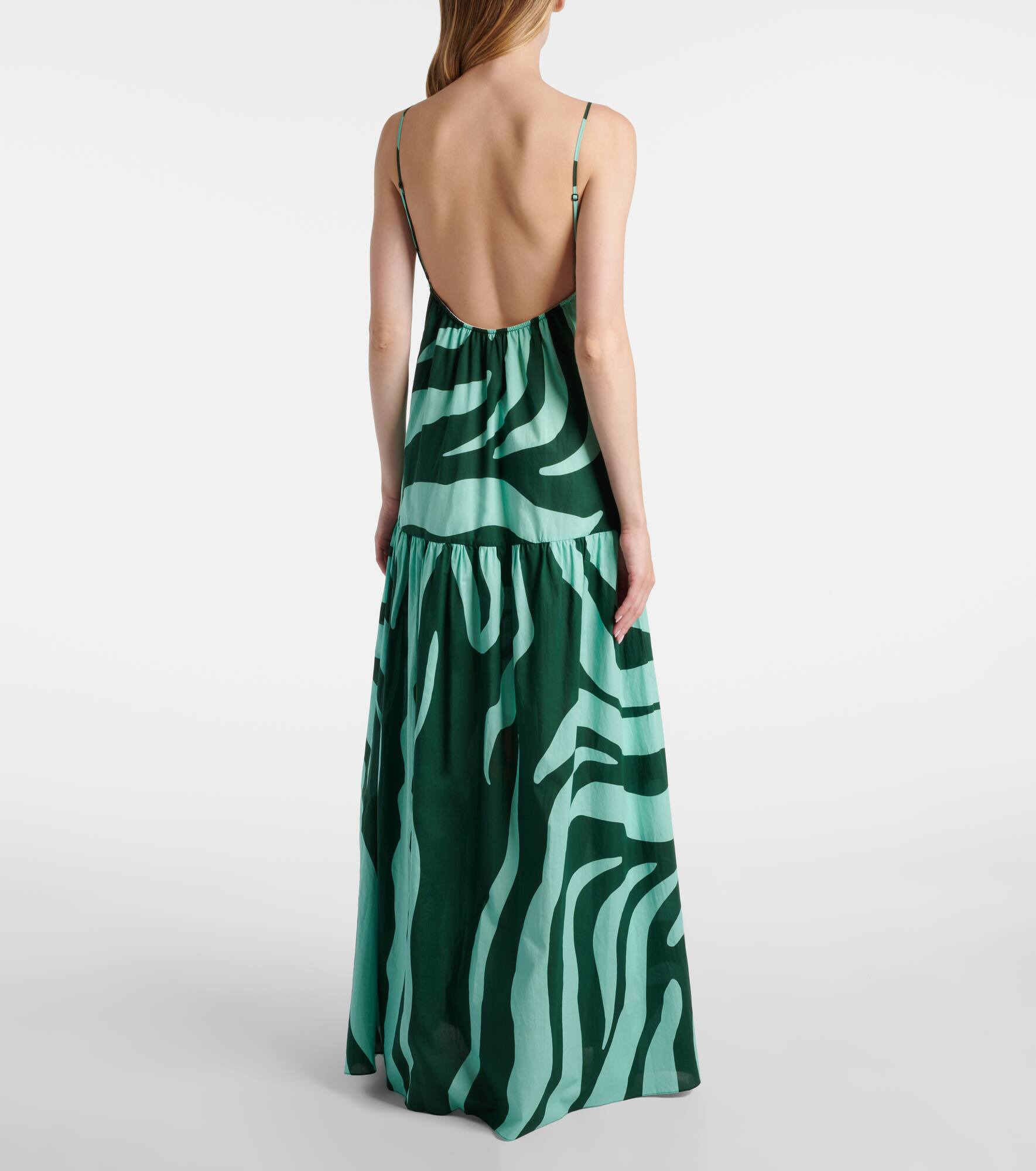 Zea Palm cotton poplin maxi dress - 3