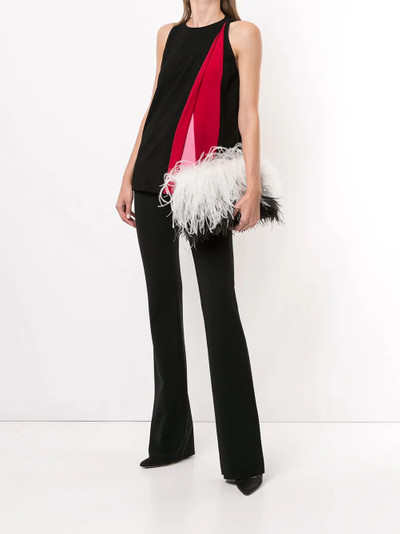 Altuzarra feather clutch bag outlook