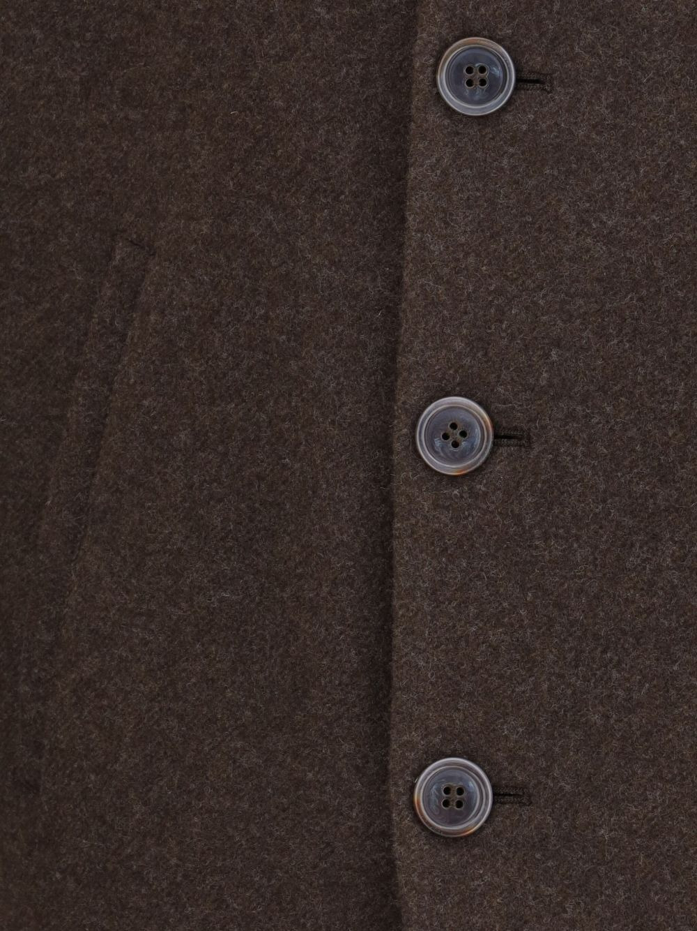 button-fastening peacoat - 4