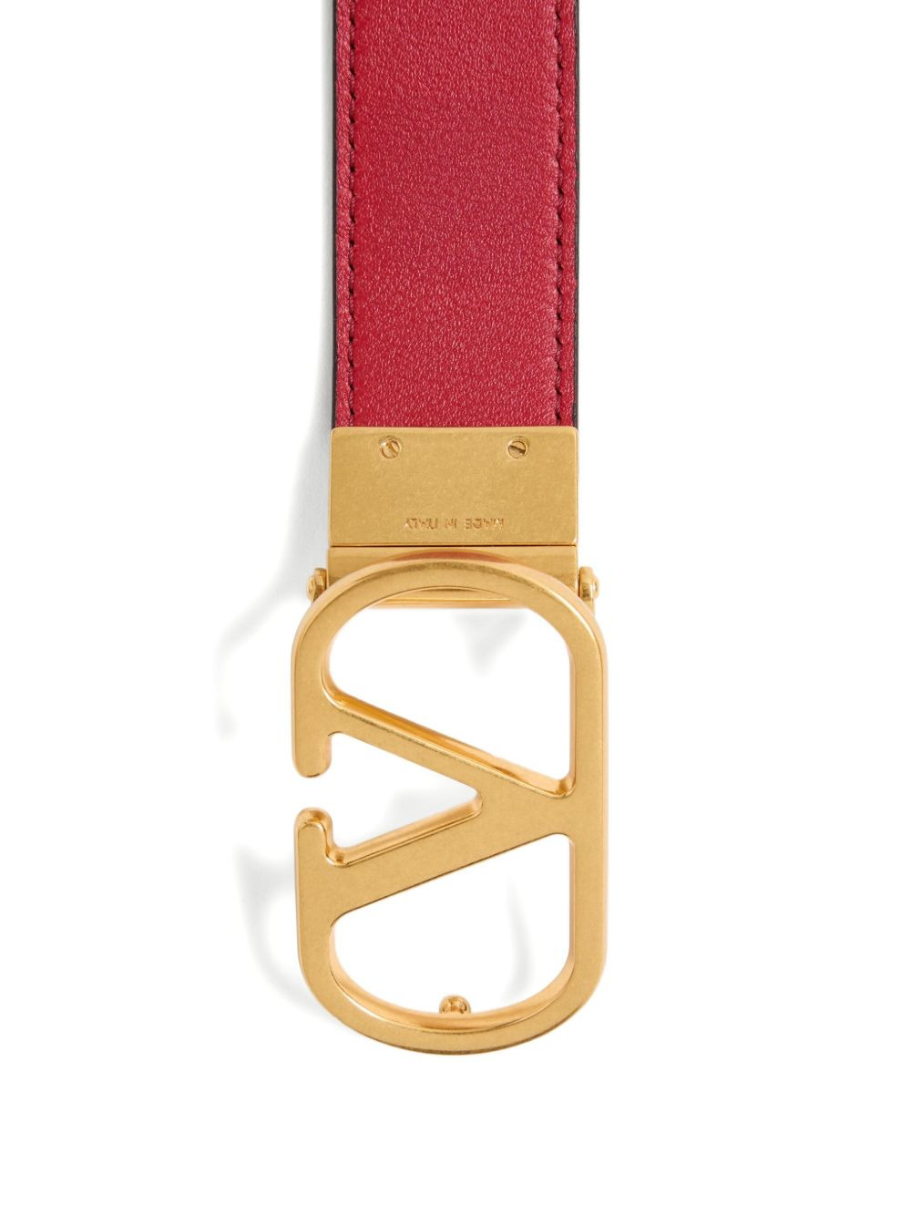 VLOGO SIGNATURE REVERSIBLE SHINY CALFSKIN BELT 30 MM - 3