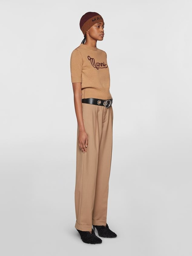 Marni FRESH WOOL MASCULINE TROUSERS outlook