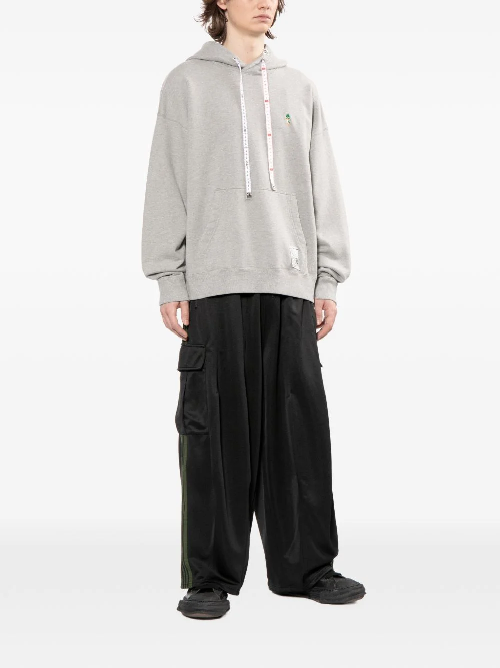 logo-patch hoodie - 1