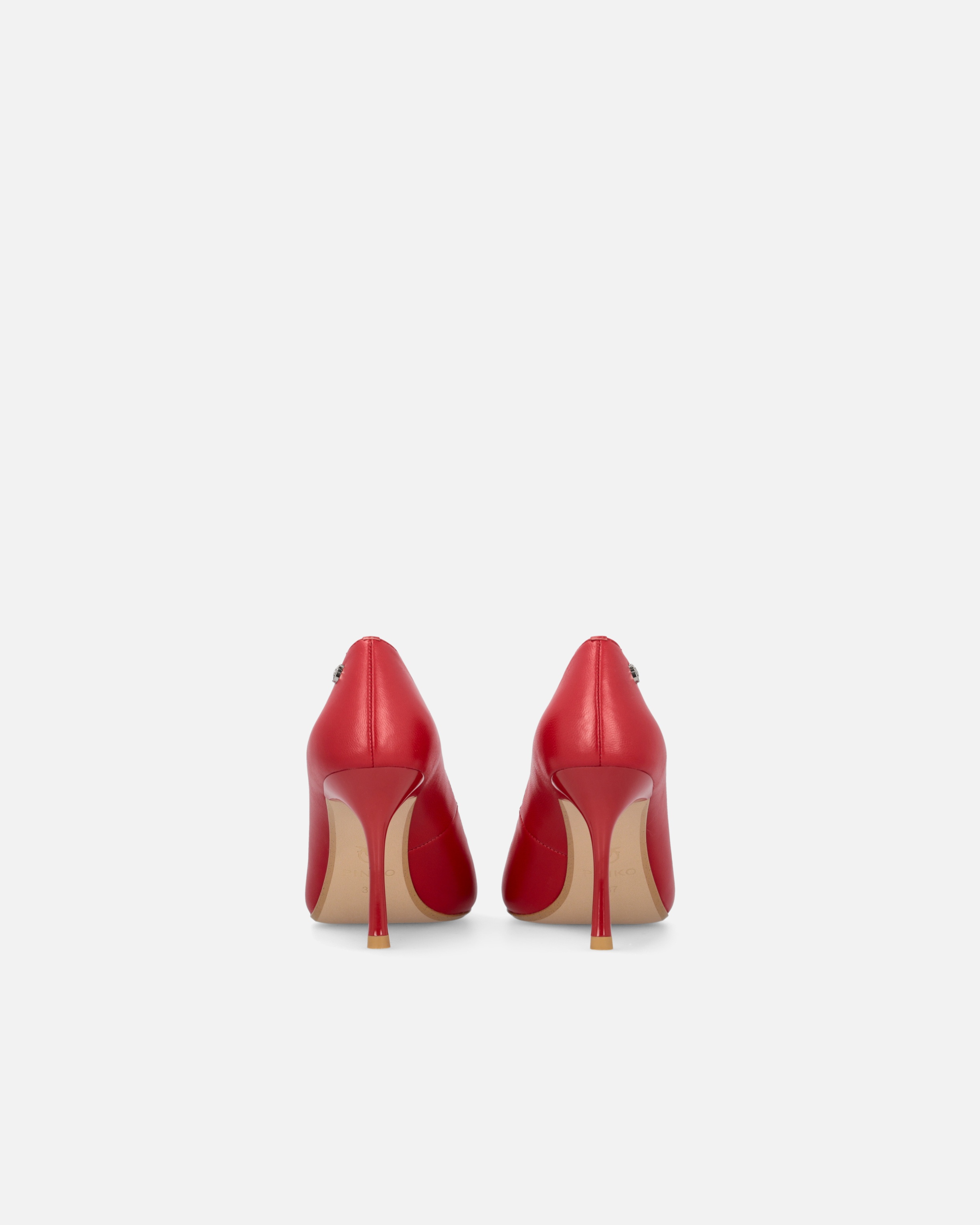 POINTED TO NAPPA LEATHER HEELED SHOES - 8