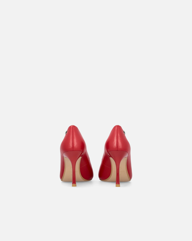 POINTED TO NAPPA LEATHER HEELED SHOES 8