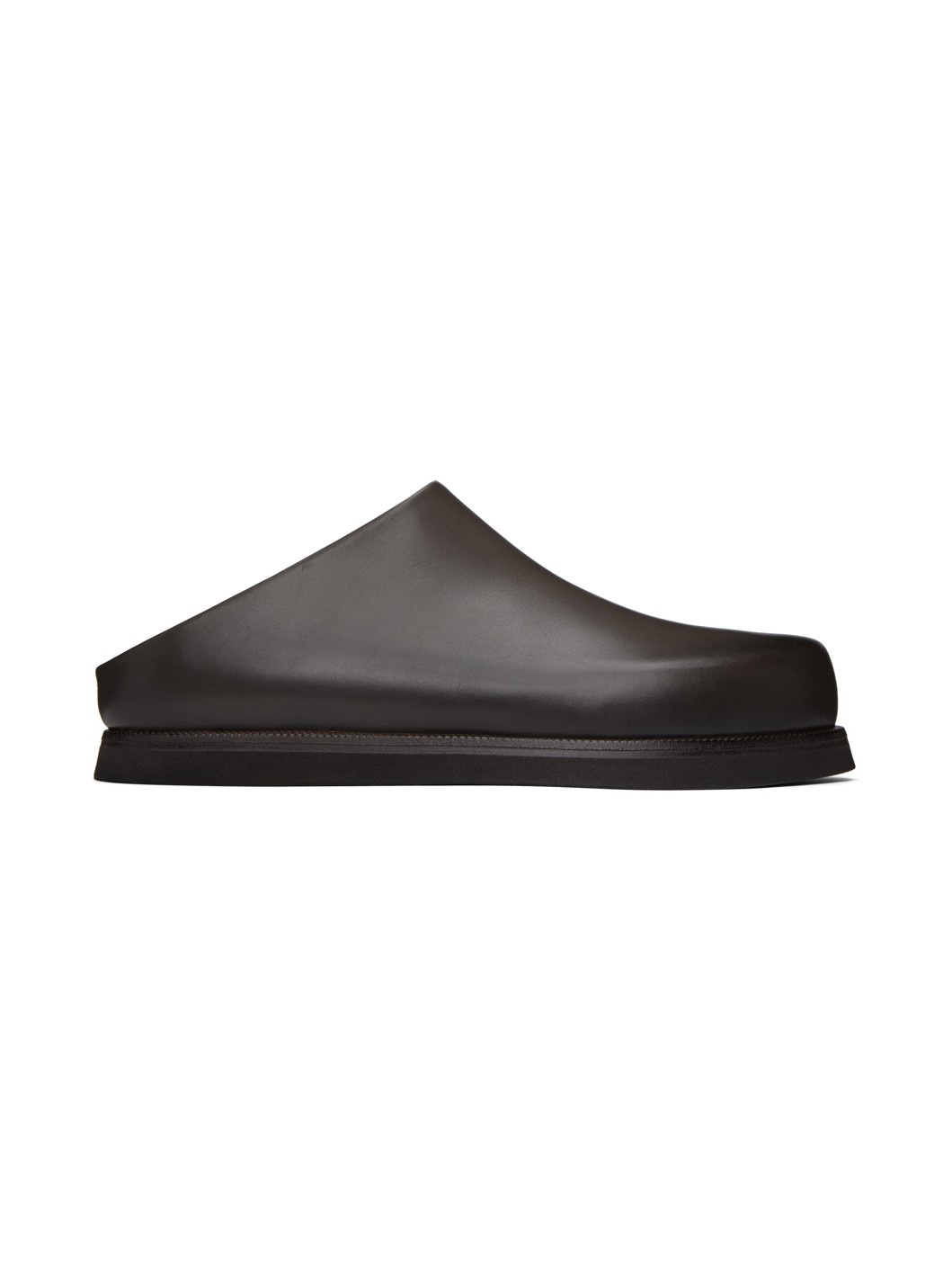 SSENSE Exclusive Brown Sabot Loafers - 1