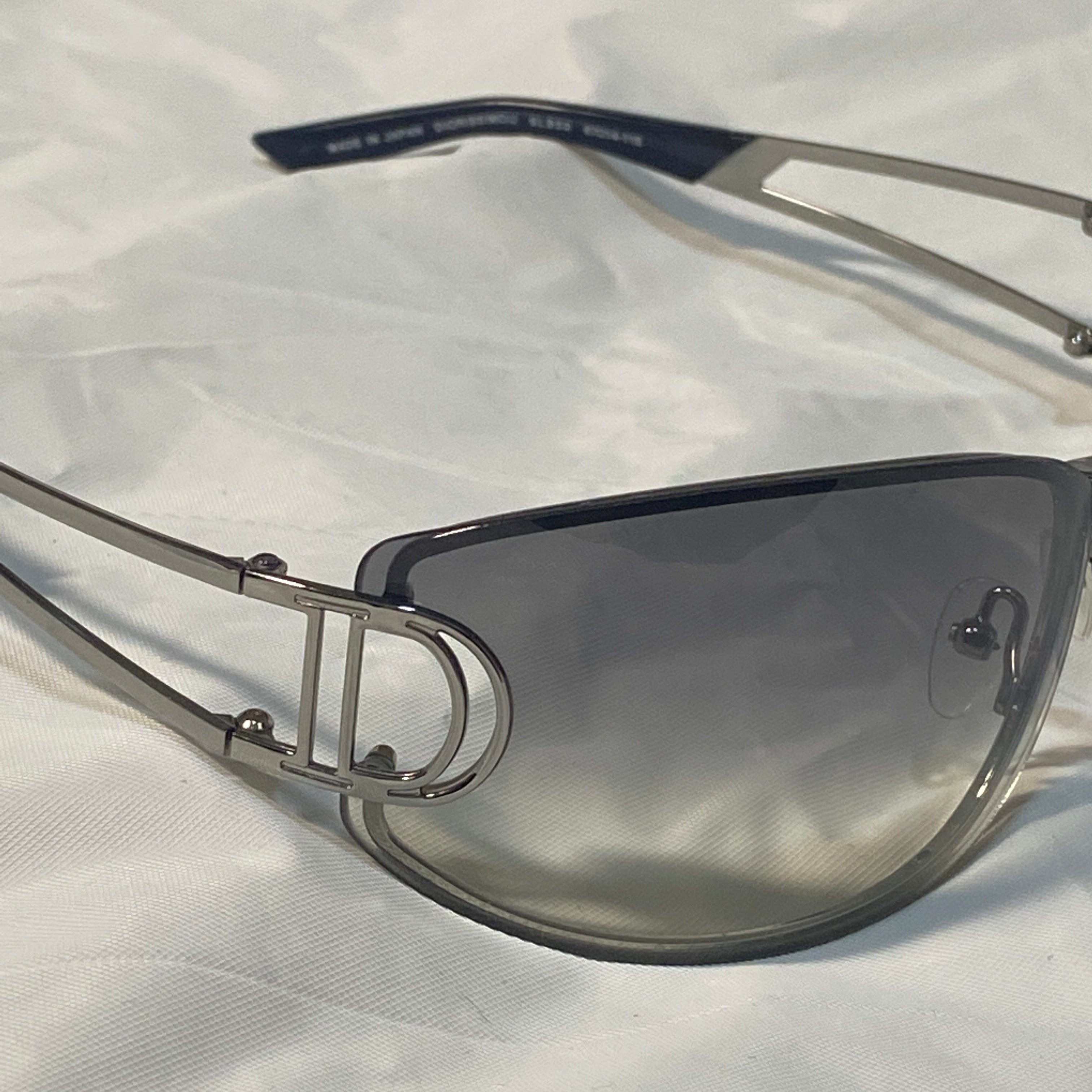 Dior John Galliano minimalist mirrored sunglasses - 5