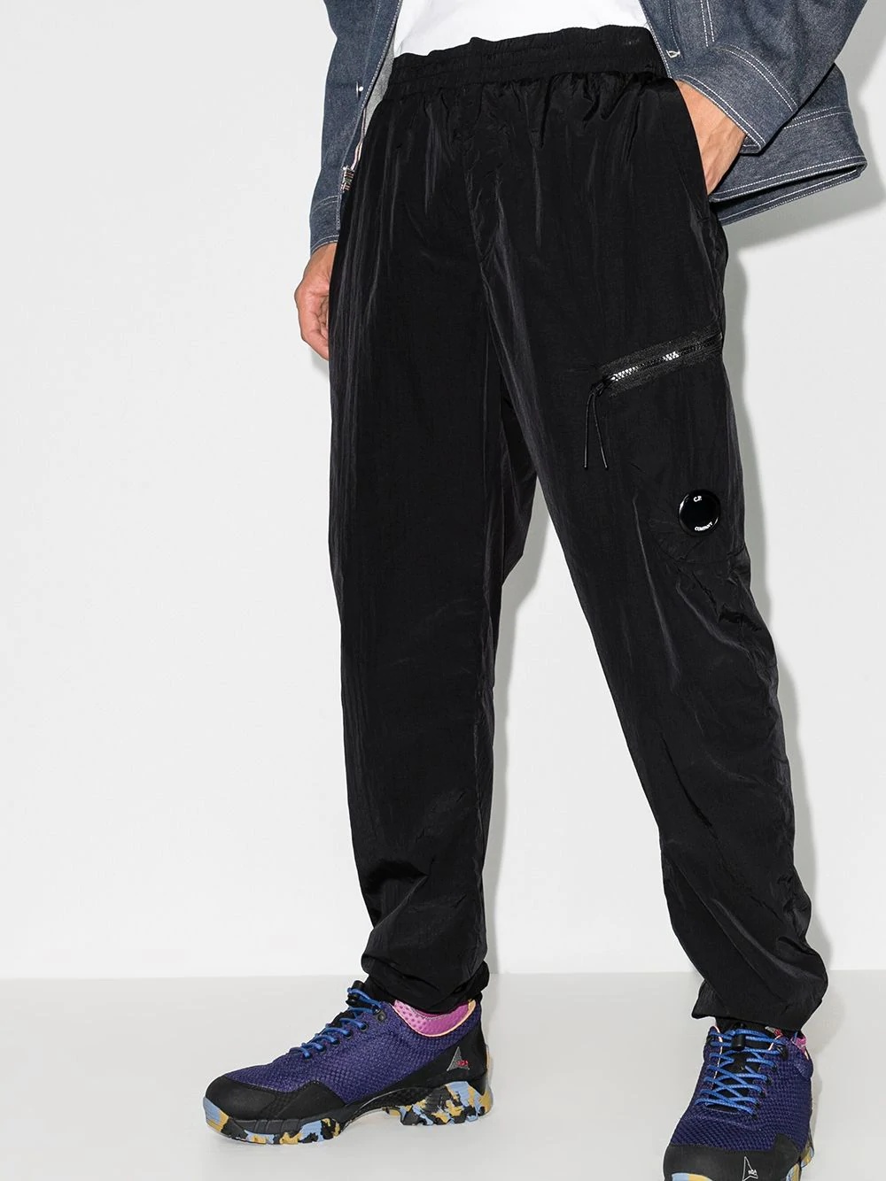 straight-leg shell track pants - 2