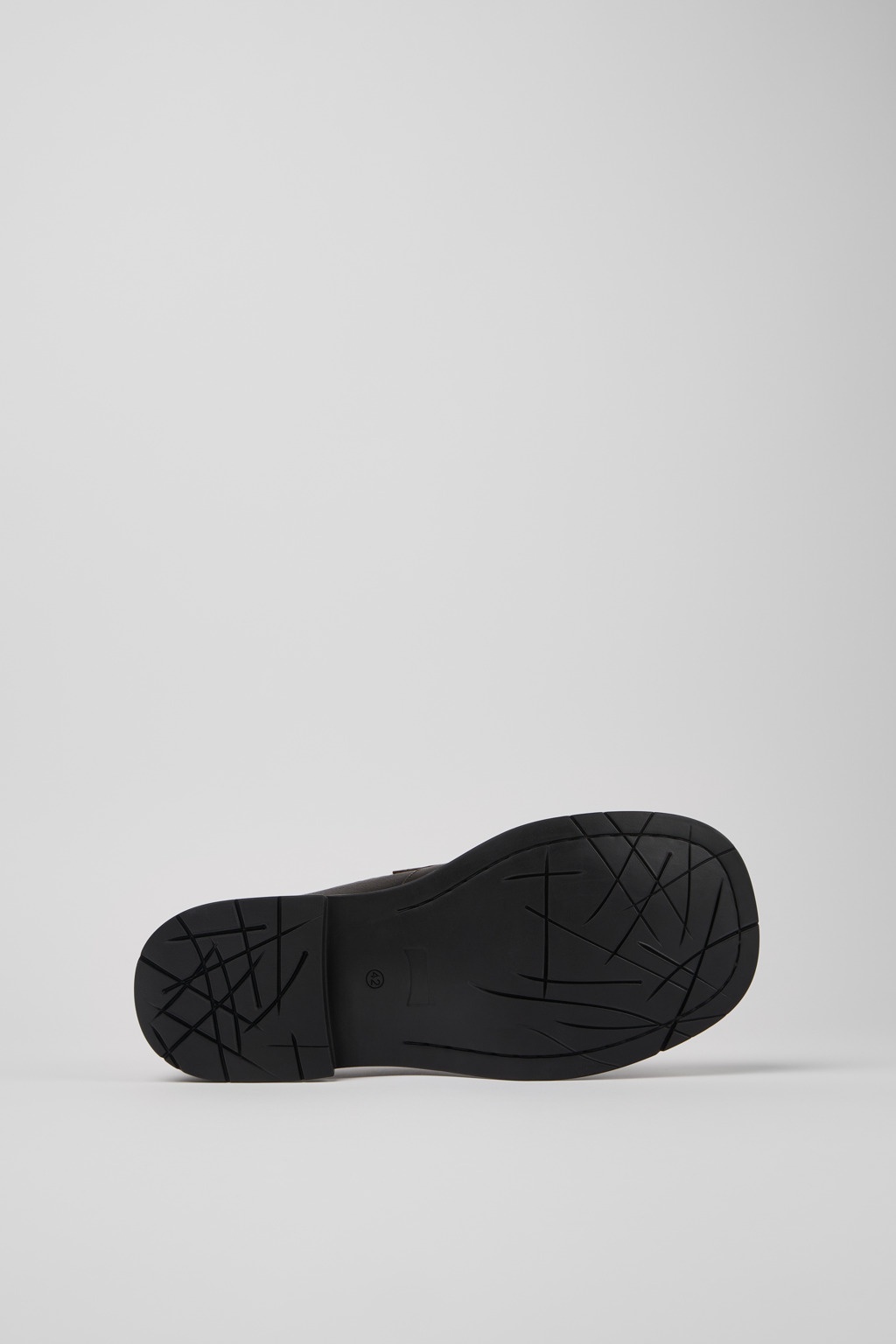 Three-Toned Brushed Leather Loafers - 5