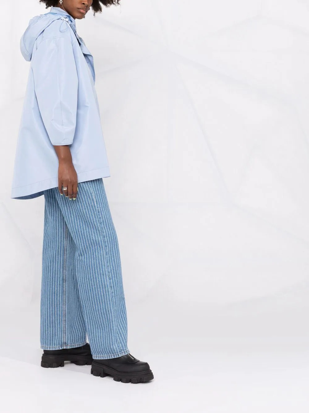 belted hooded jacket - 6