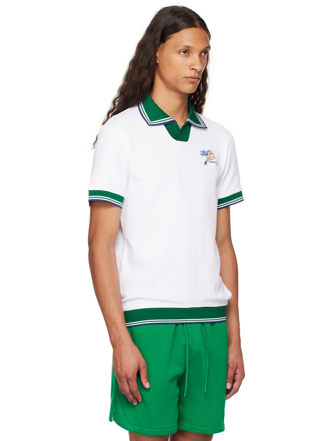 White Croquis De Tennis Polo - 2