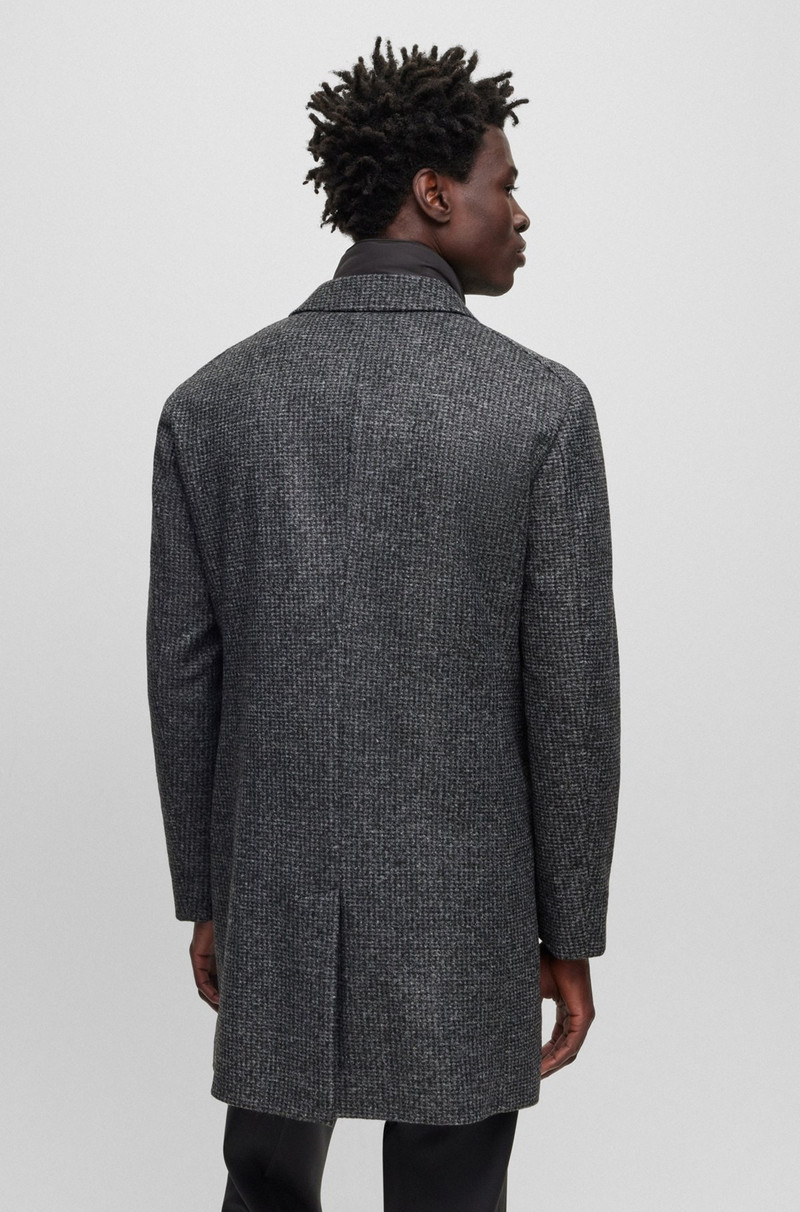 SLIM-FIT PATTERNED COAT WITH ZIP-UP INNER 5