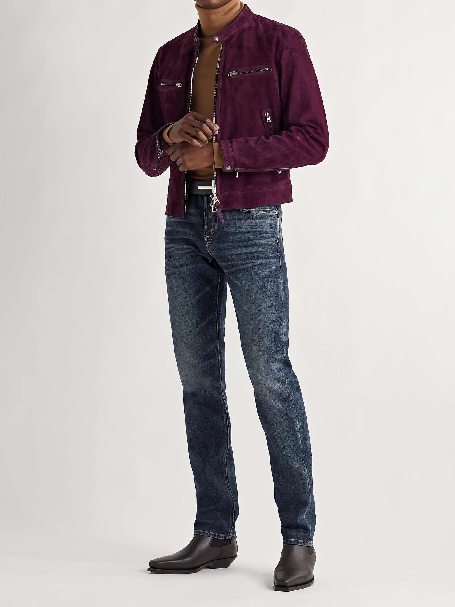 Slim-Fit Selvedge Jeans - 2