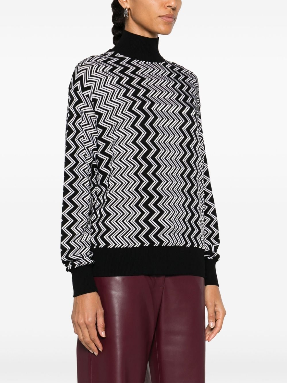 zigzag sweater - 3