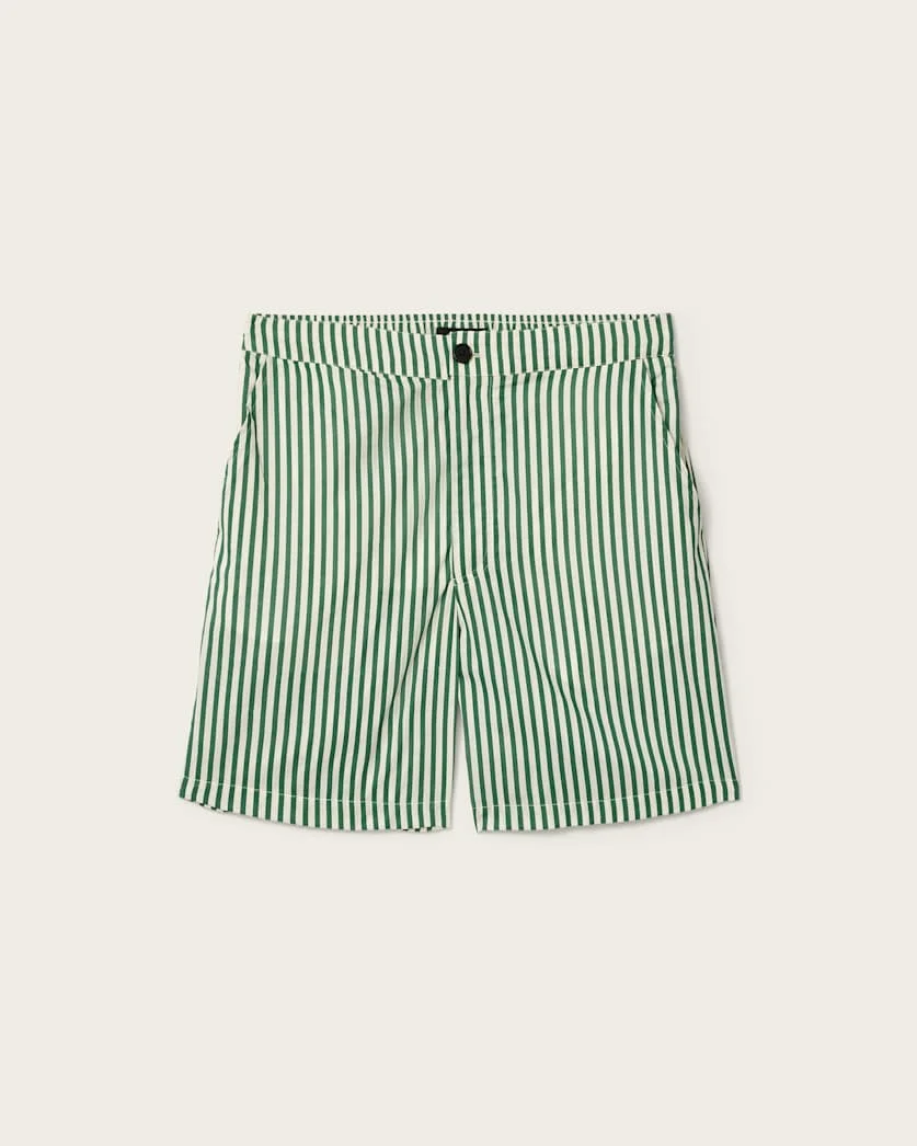 CHOPIN STRAIGHT FIT STRIPED SHORTS - 1