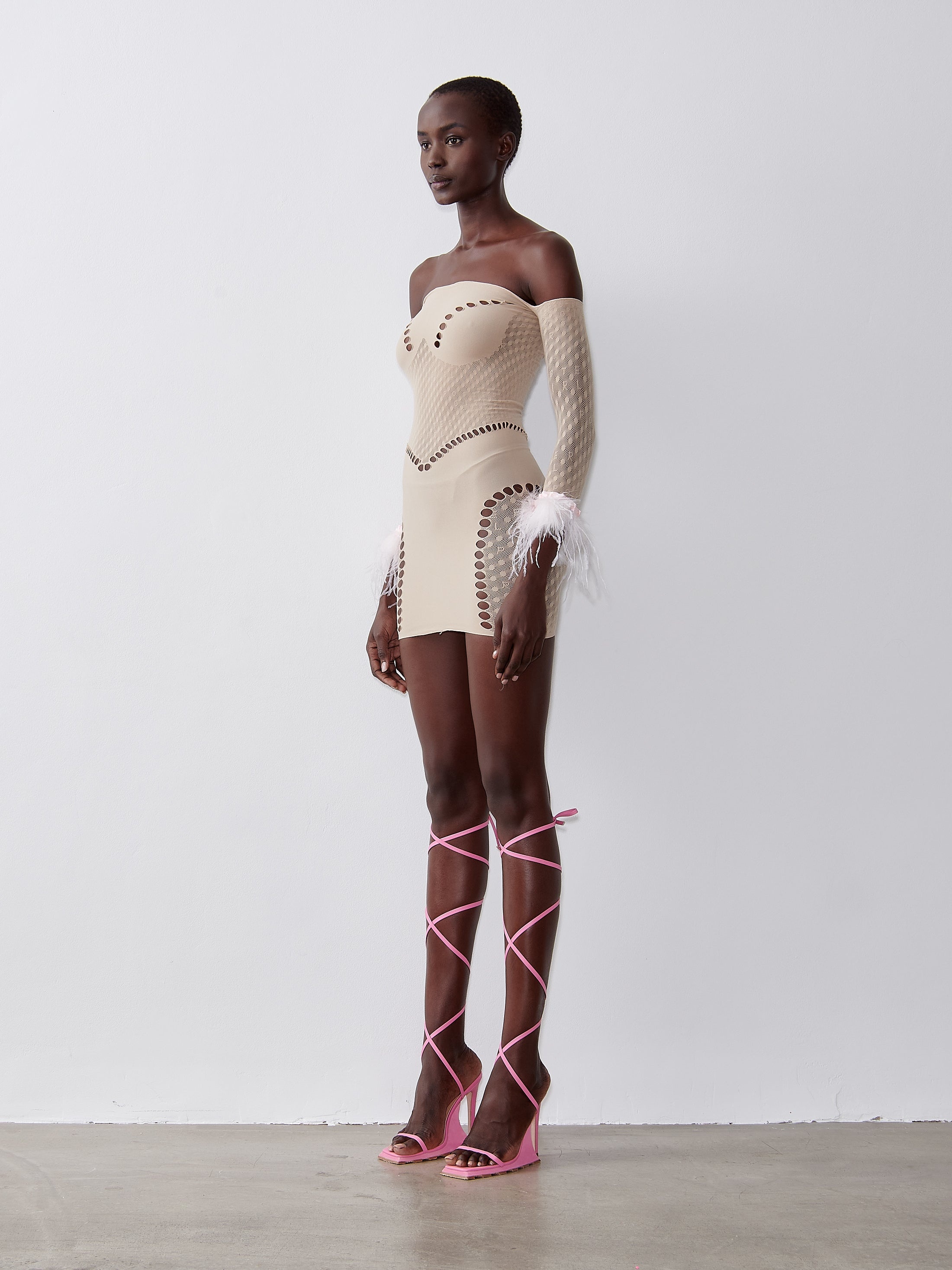 LEXI DRESS TAUPE - 2