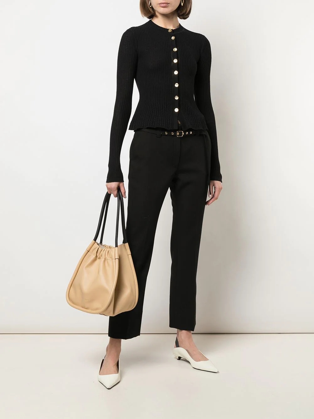 belted tailored trousers - 2