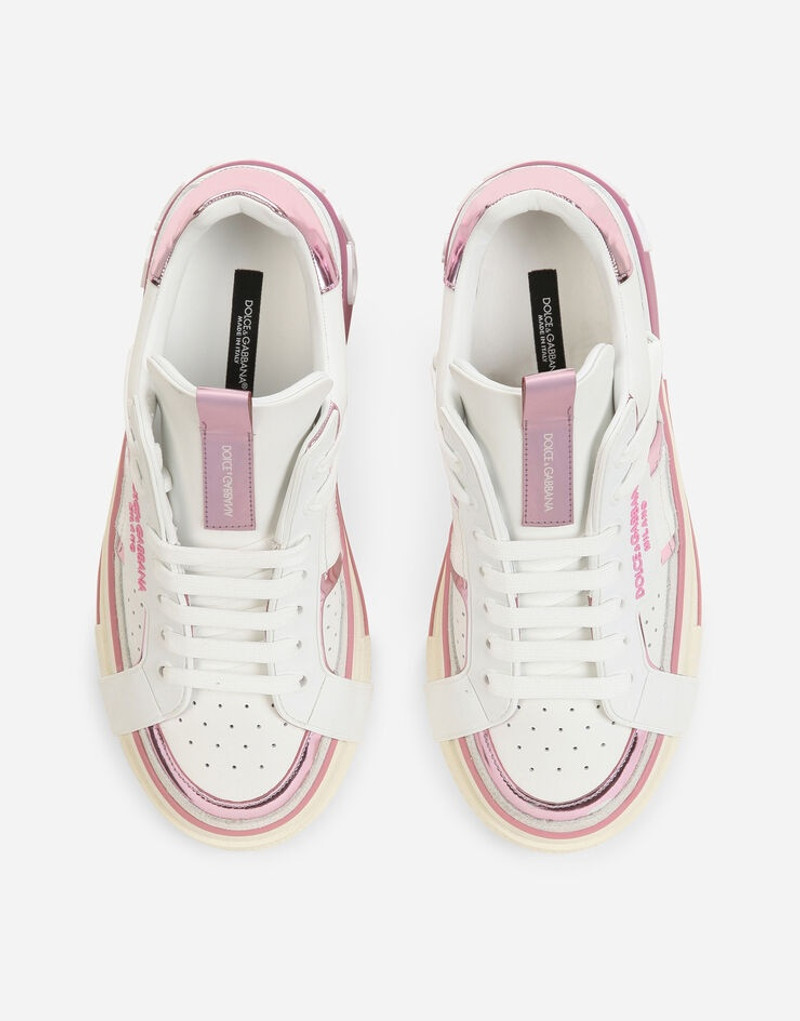 Calfskin 2.Zero custom sneakers with contrasting details 4