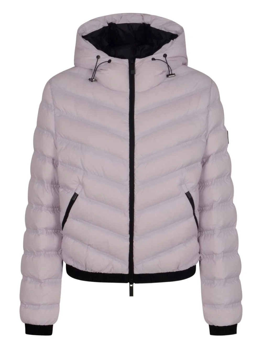 hooded quilted jacket - 1