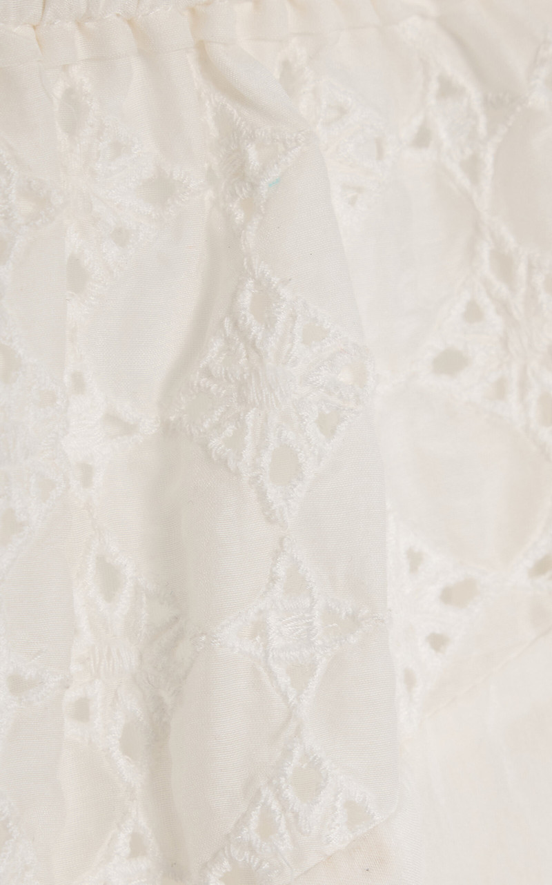 Neis Cotton-Silk Mini Skirt white 5