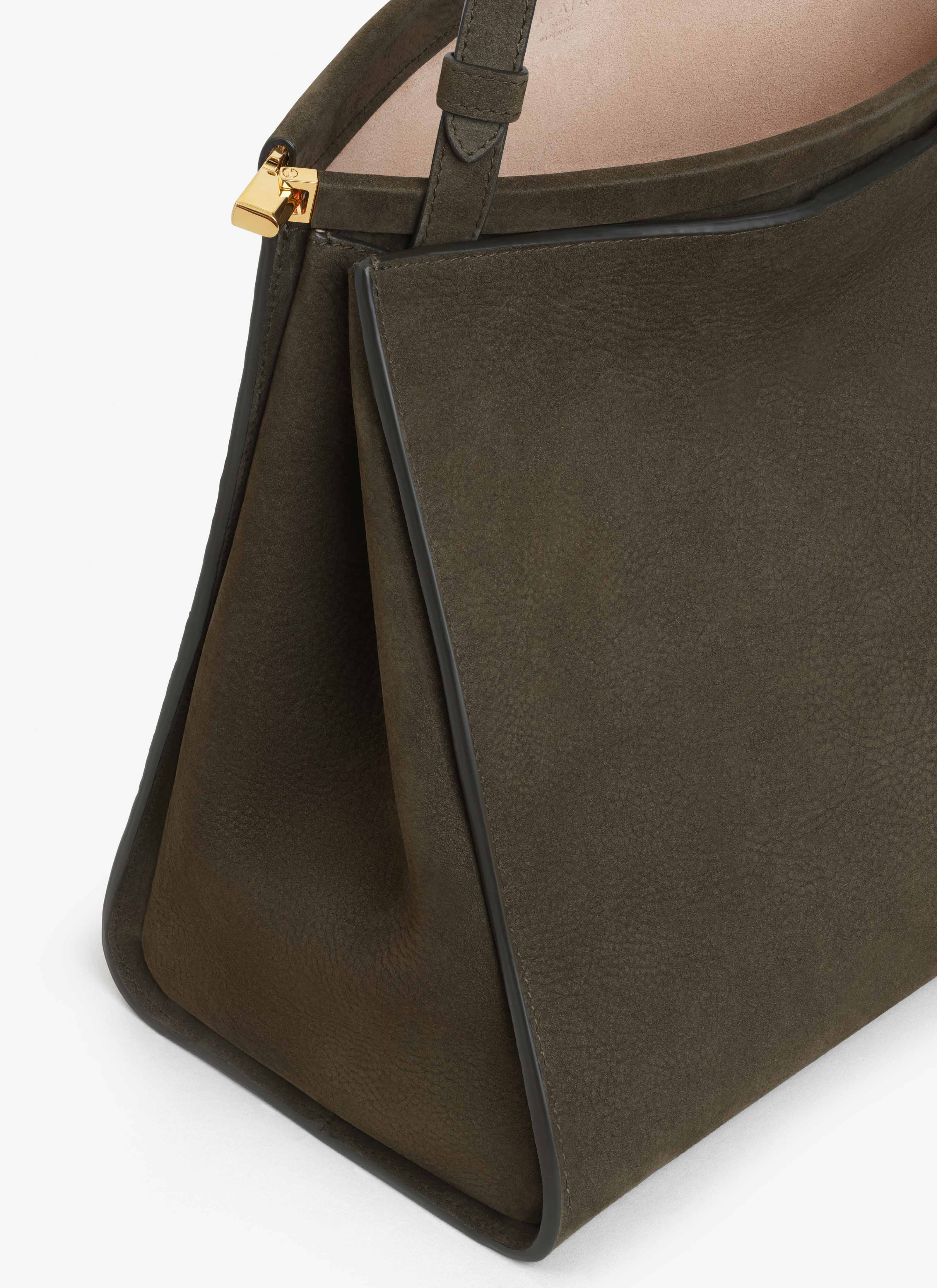 LE CLICK MEDIUM SQUARE BAG IN NUBUCK - 4