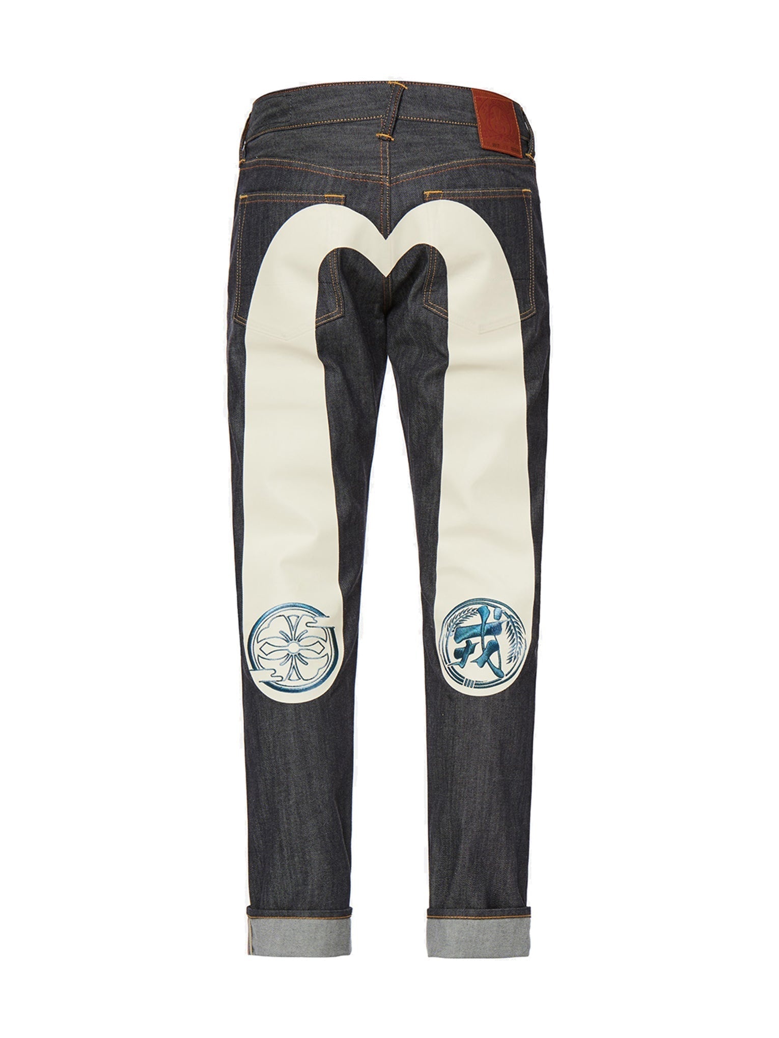Daicock Print with Embroidered Kamon Carrot Fit Jeans #2017 - 16