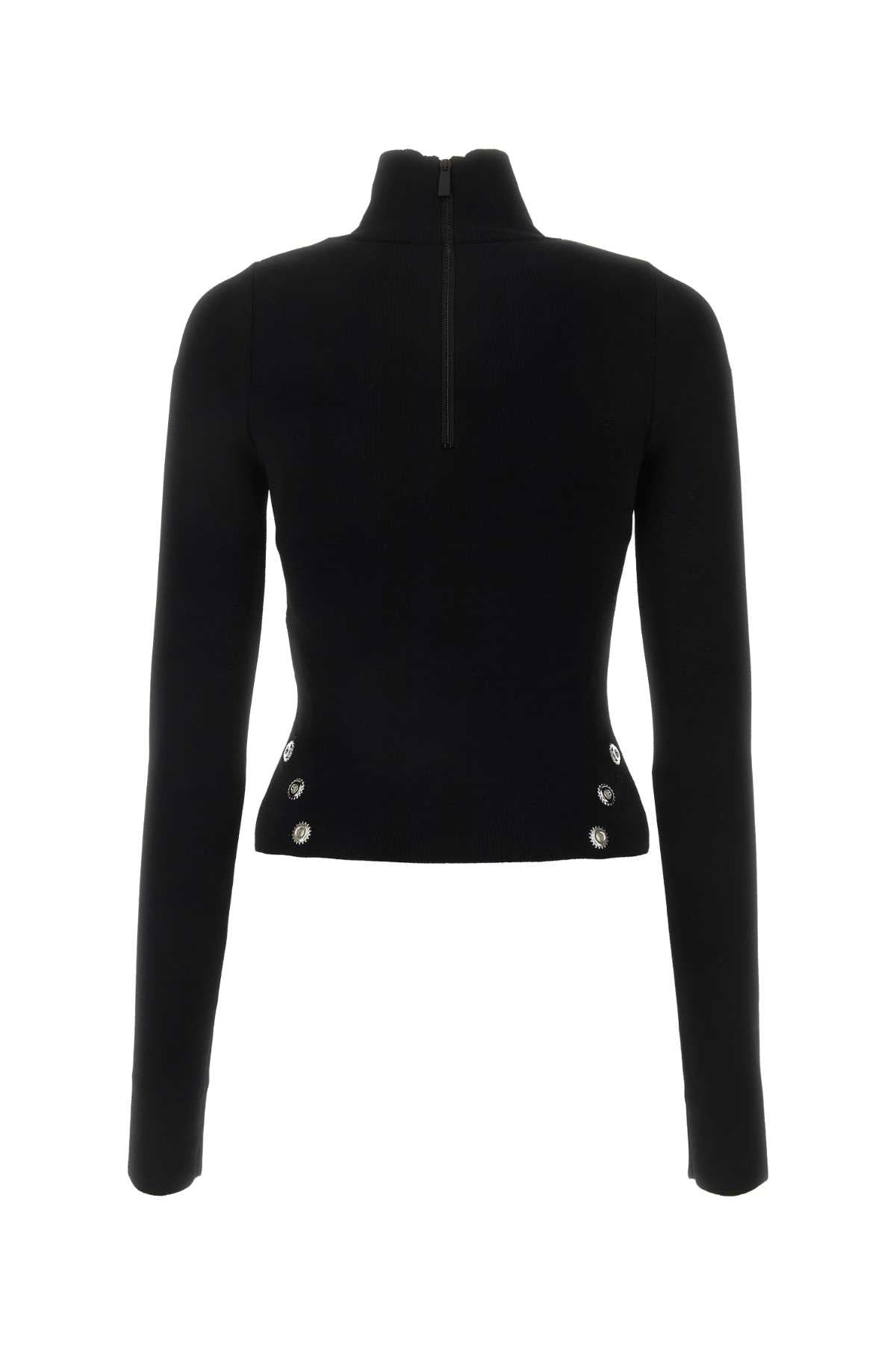 Off White Women Black Viscose Blend Top - 2