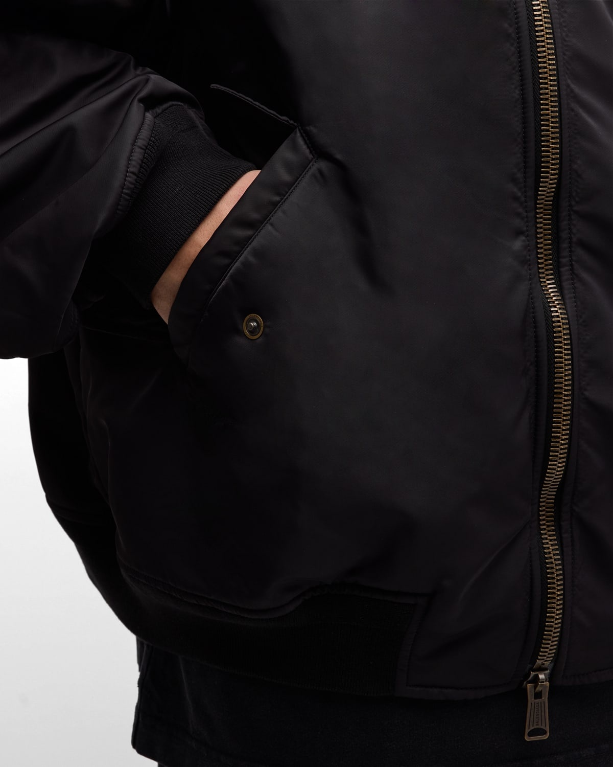 Men's Light Hooded Bomber Jacket - 6