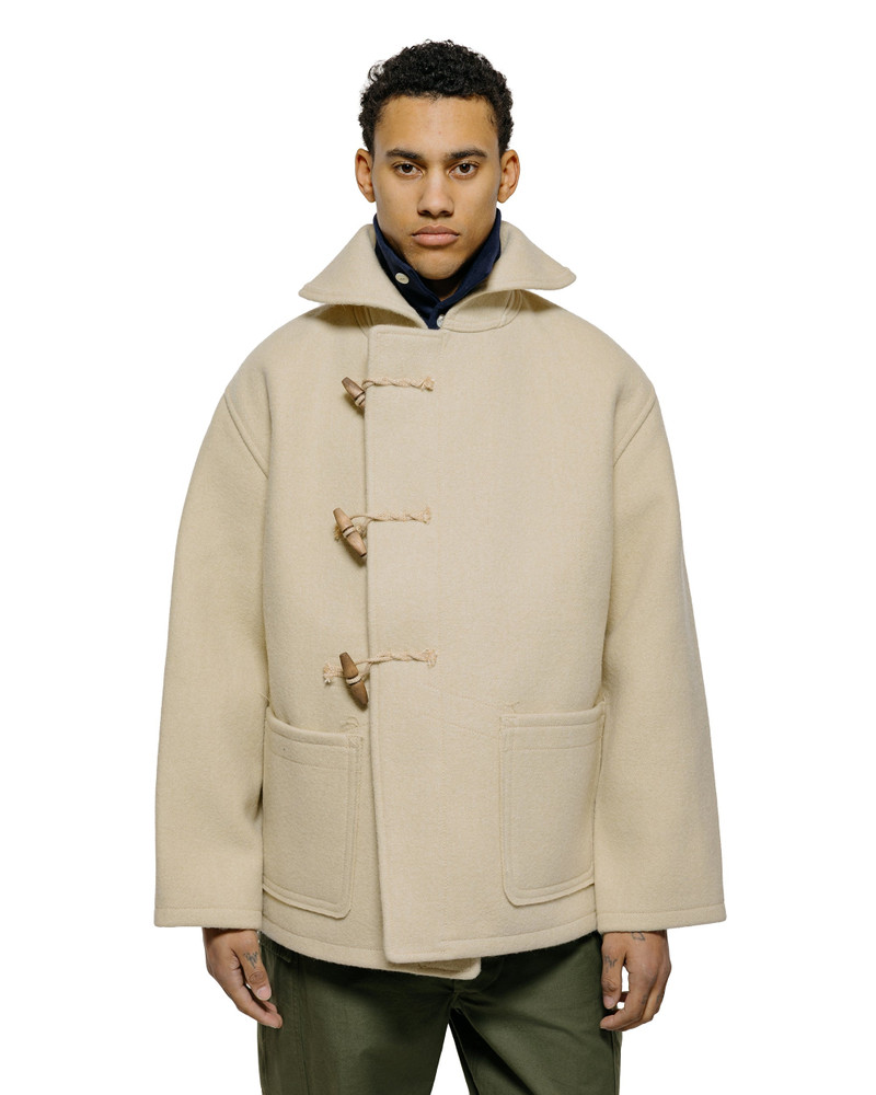 The Real McCoys MJ25102 WWII British Fearnought Duffle Coat, ARP Ecru outlook