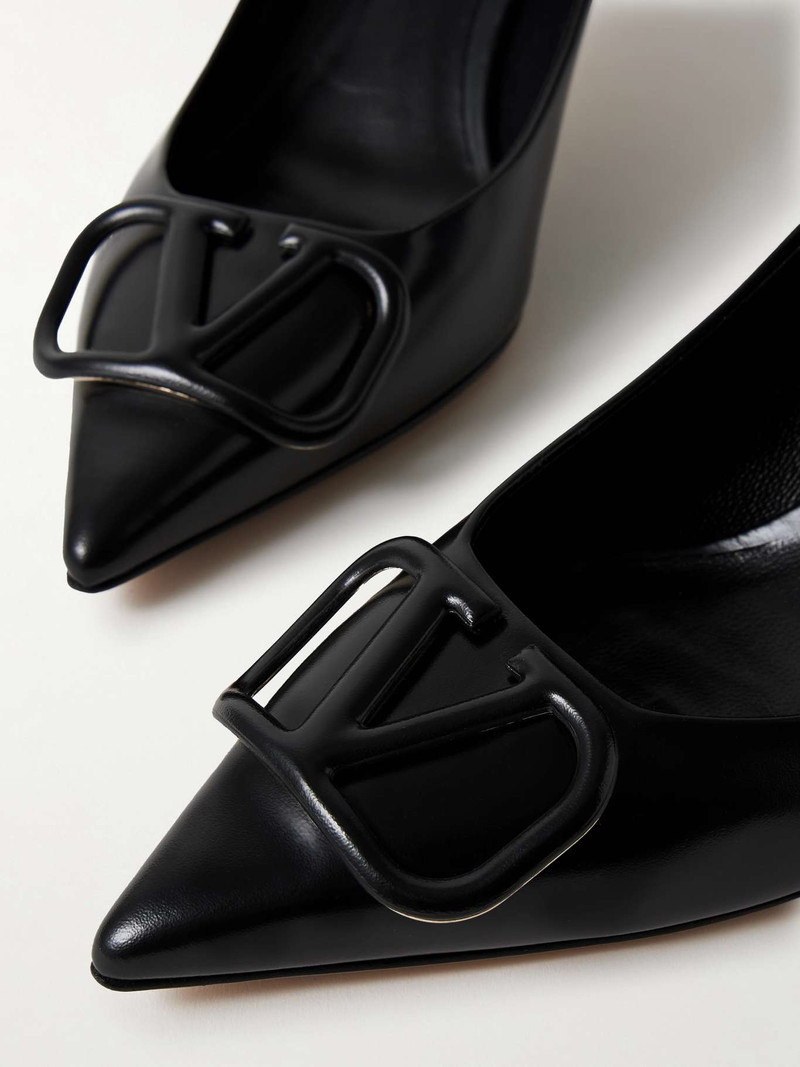 VLOGO 60 embellished leather pumps 4