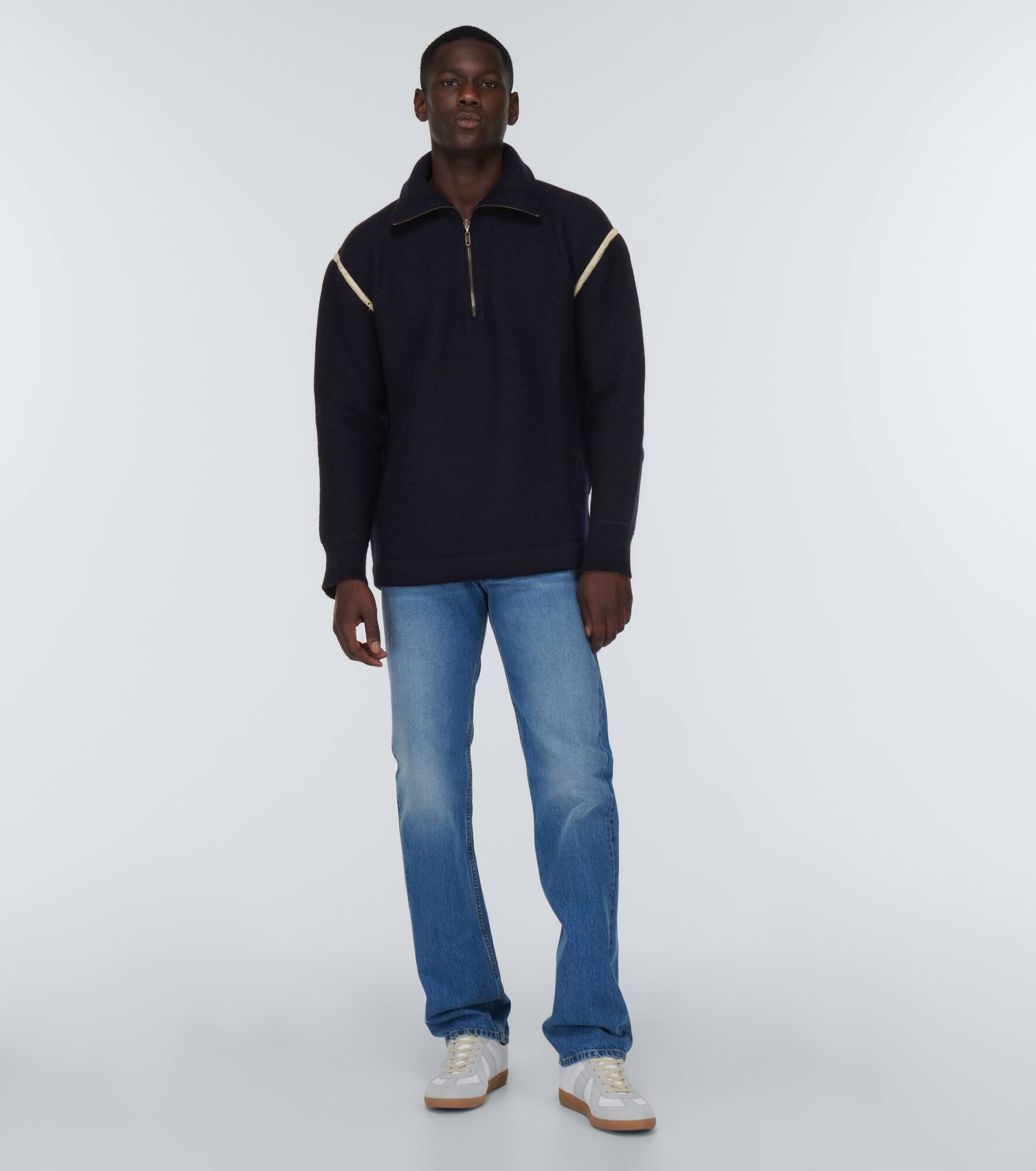Wool half-zip sweater - 2