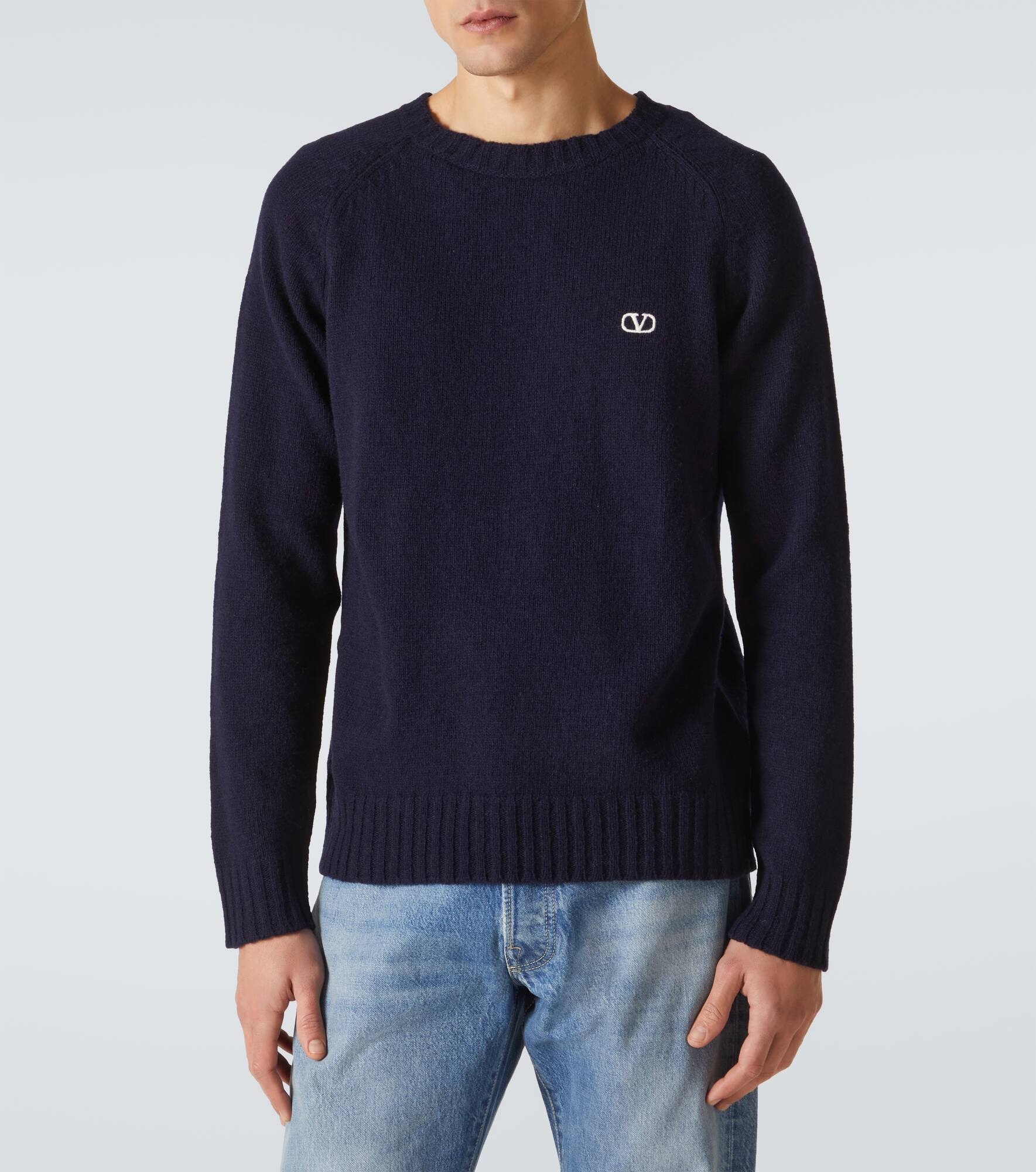 VLogo Signature wool sweater - 3